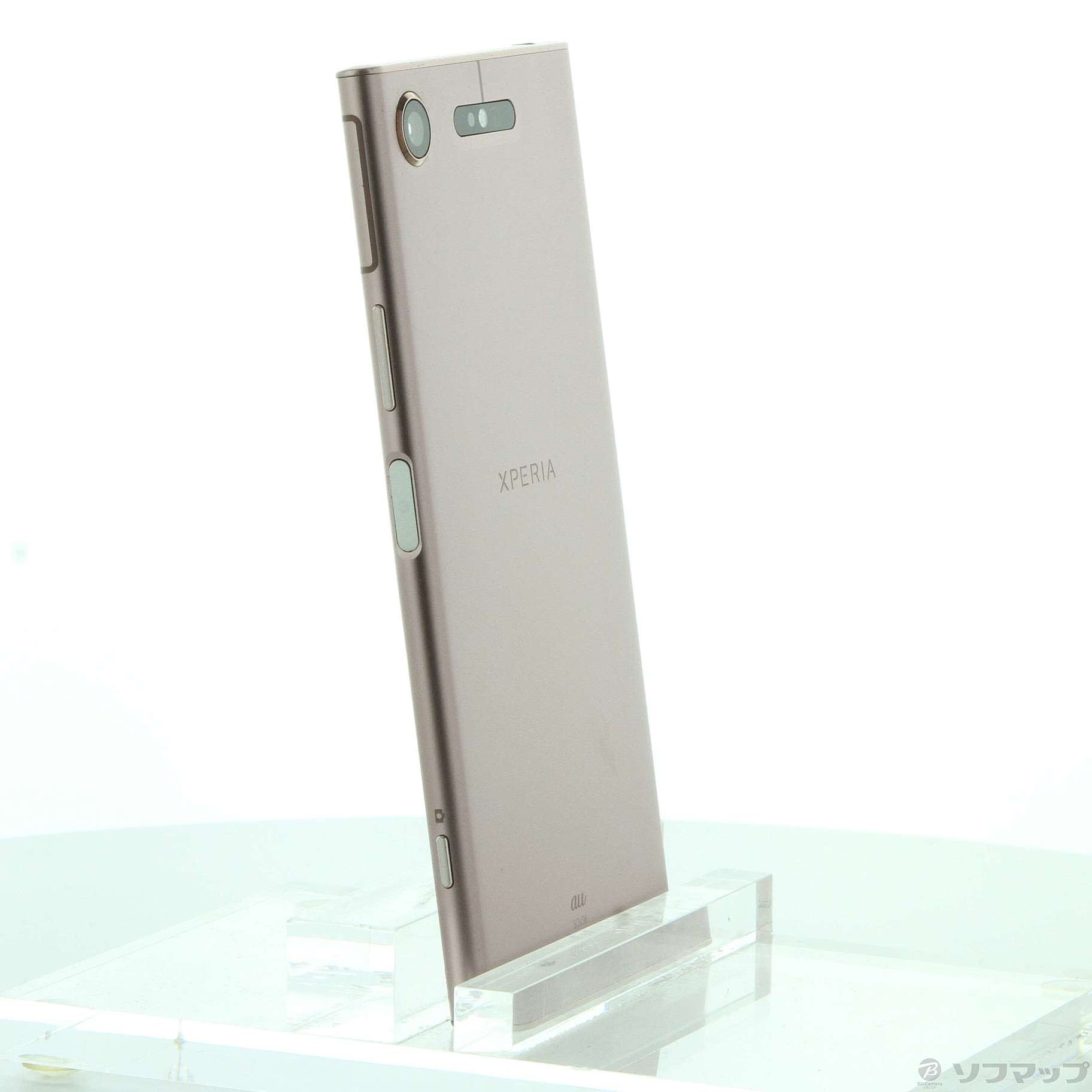 〔中古品（難あり）〕 Xperia XZ1 64GB ヴィーナスピンク SOV36 auロック解除SIMフリー ［5.2インチ液晶／Qualcomm  MSM8998］