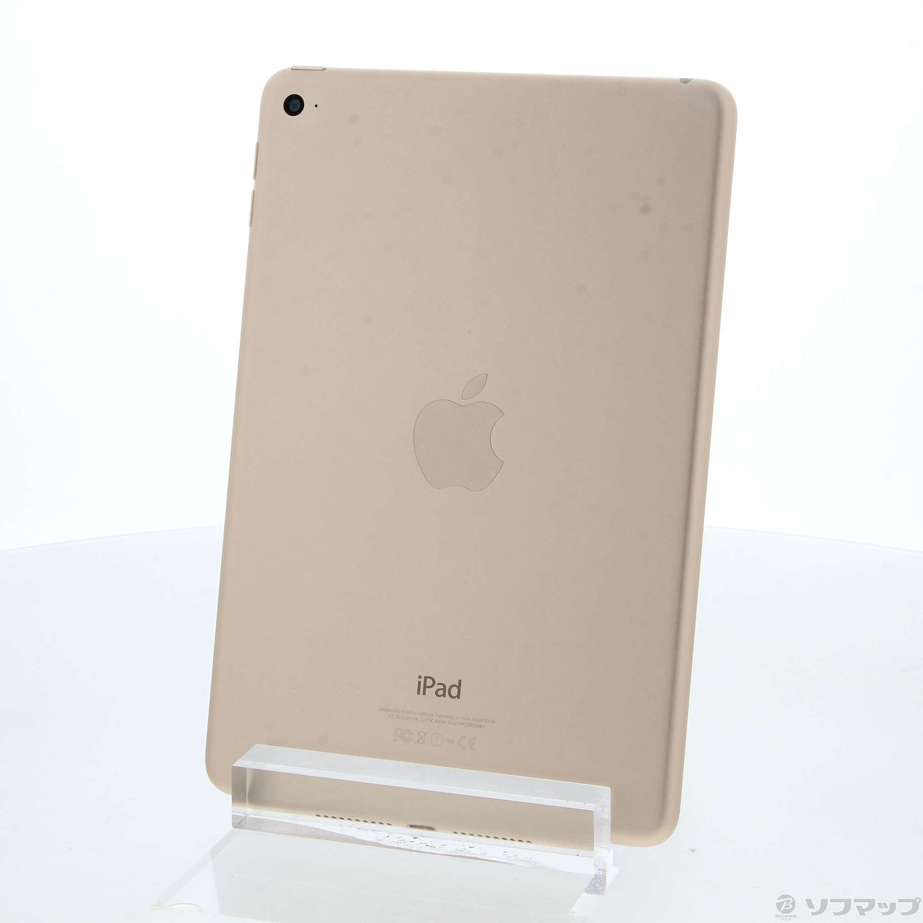 中古】iPad mini 4 16GB ゴールド MK6L2J／A Wi-Fi