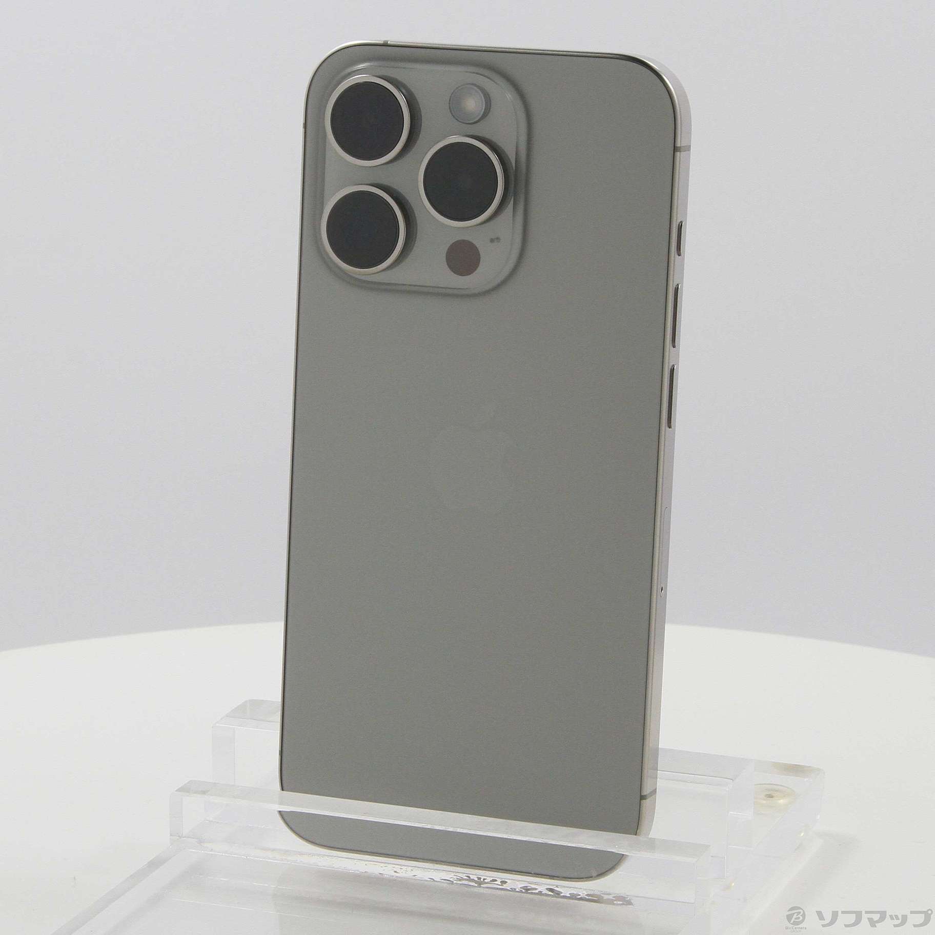 中古】iPhone15 Pro 128GB ナチュラルチタニウム MTU93J／A SIMフリー 