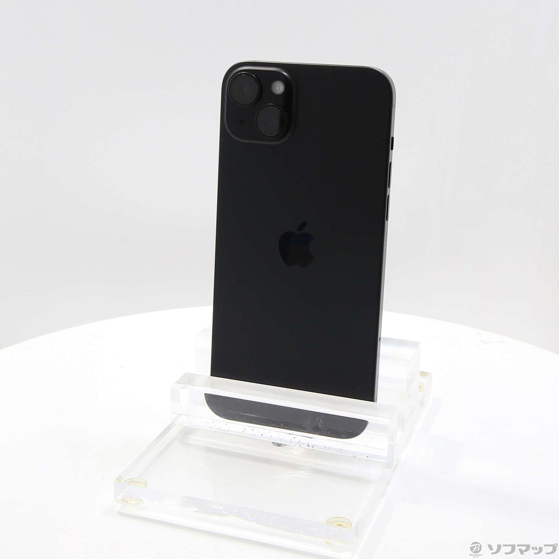 中古】iPhone15 Plus 256GB ブラック MU0F3J／A SIMフリー