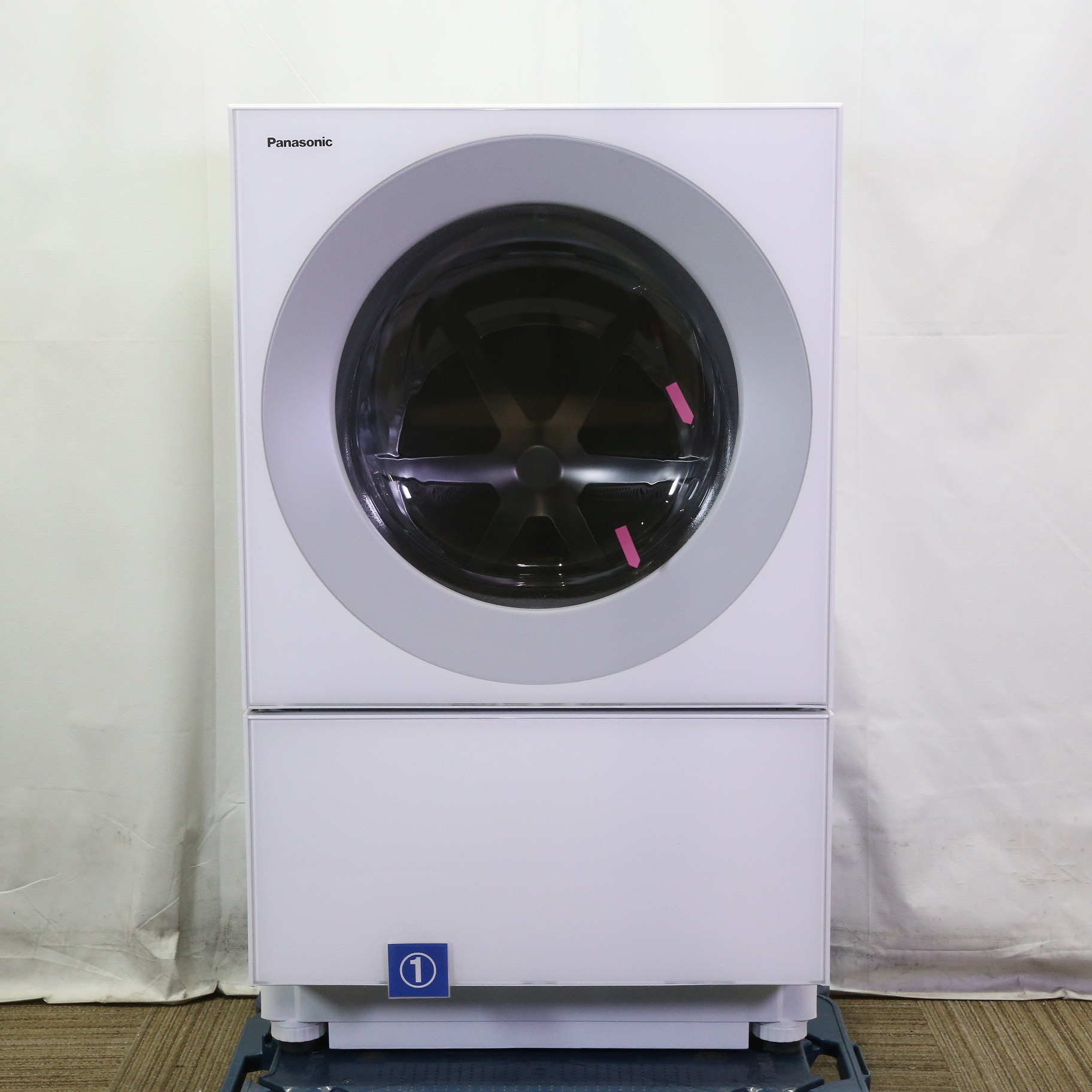 〔展示品〕 ドラム式洗濯乾燥機 Cuble（キューブル） シルバーグレー NA-VG780L-H ［洗濯7.0kg ／乾燥3.5kg  ／ヒーター乾燥(排気タイプ) ／左開き］