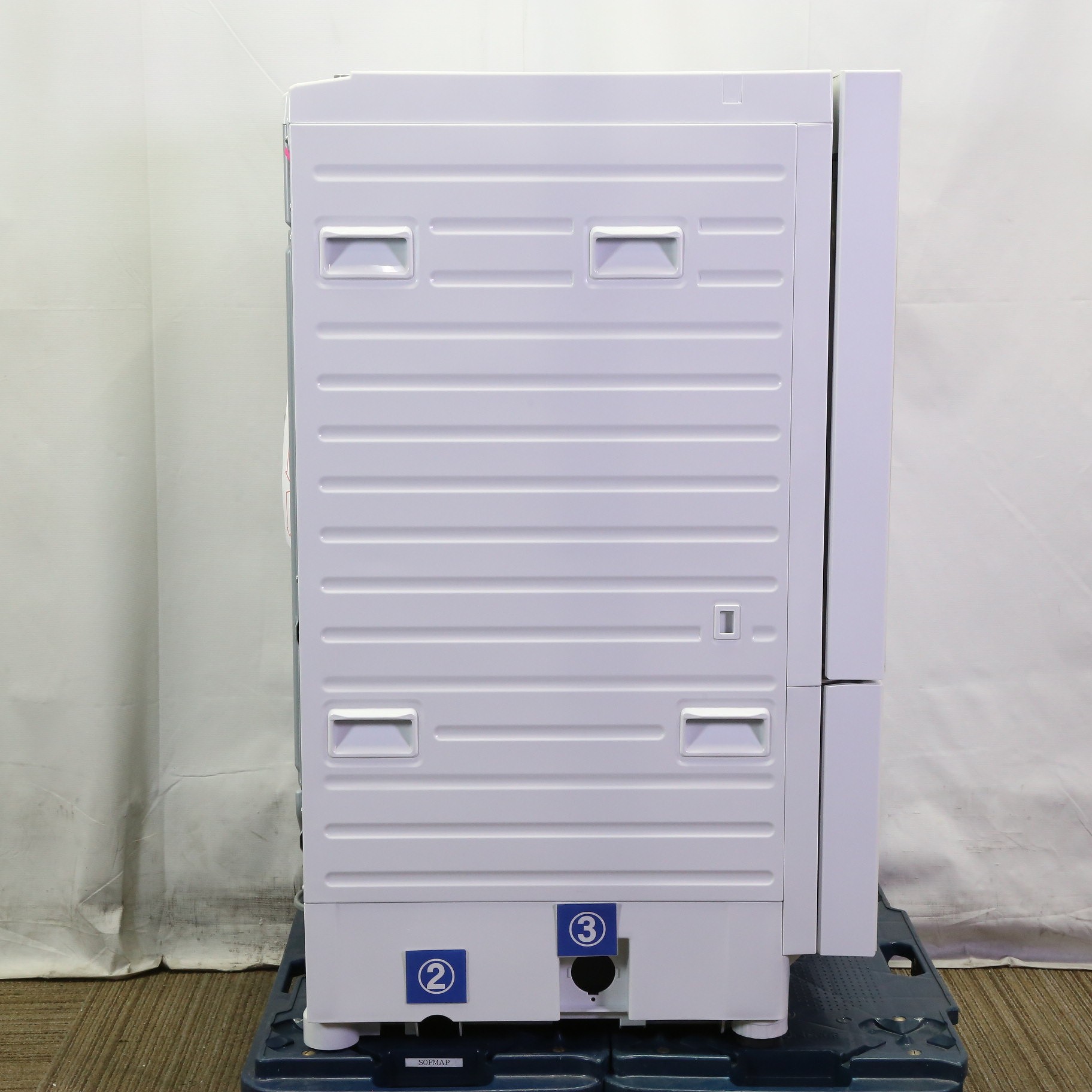 中古】〔展示品〕 ドラム式洗濯乾燥機 Cuble（キューブル） シルバー