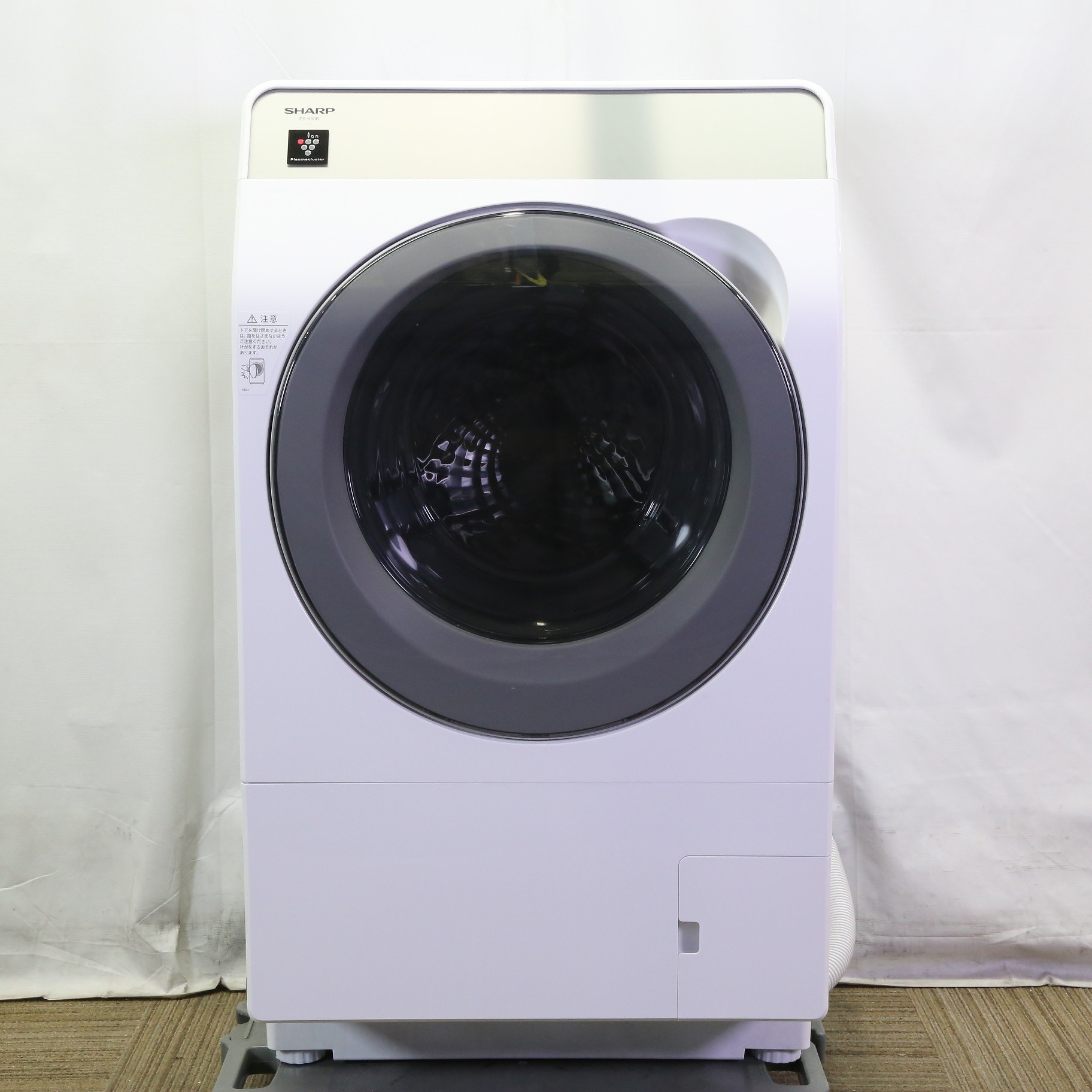 中古】〔中古品〕 ドラム式洗濯機 ホワイト系 ホワイト系 ES-K10B-WL