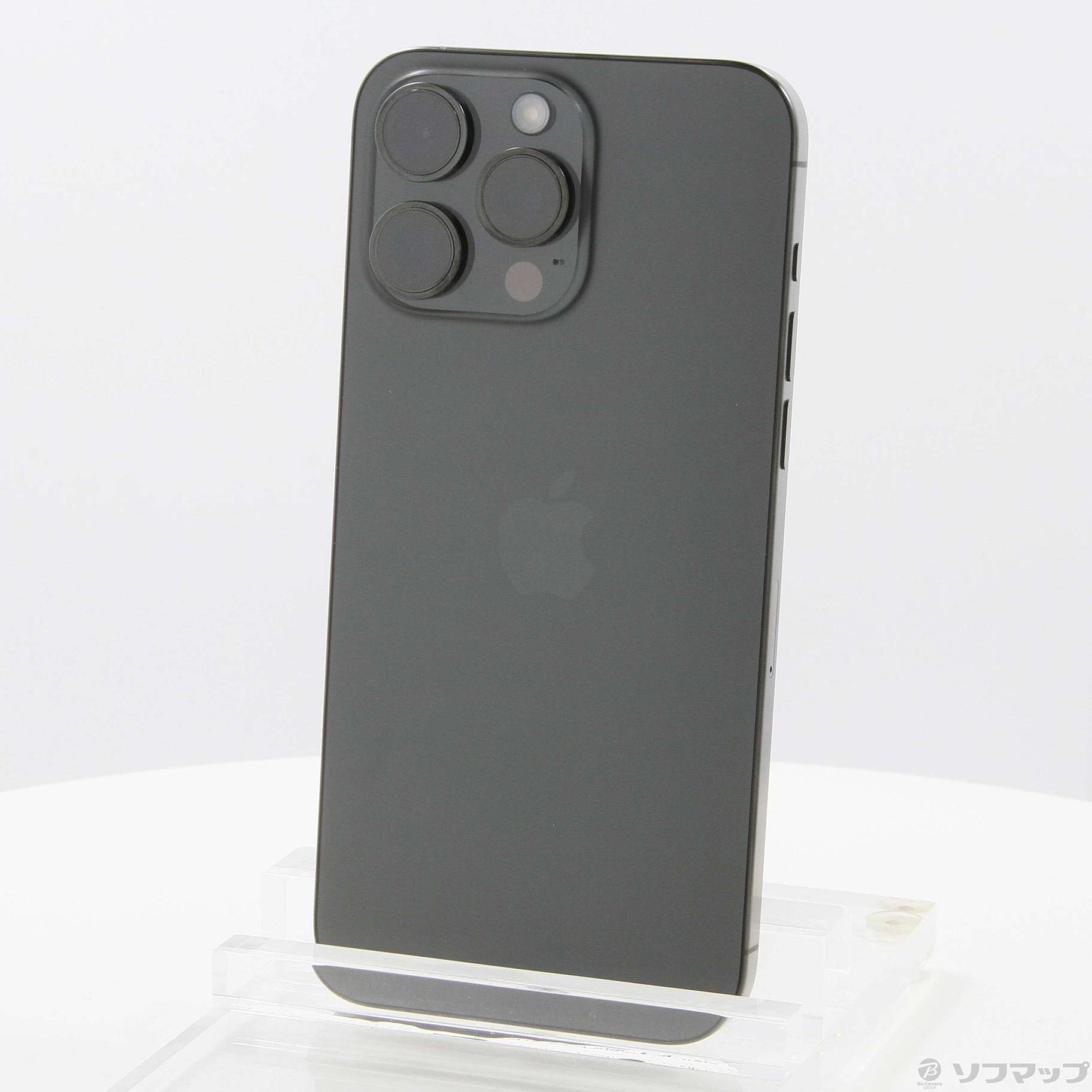 中古】iPhone15 Pro Max 256GB ブラックチタニウム MU6P3J／A SIM