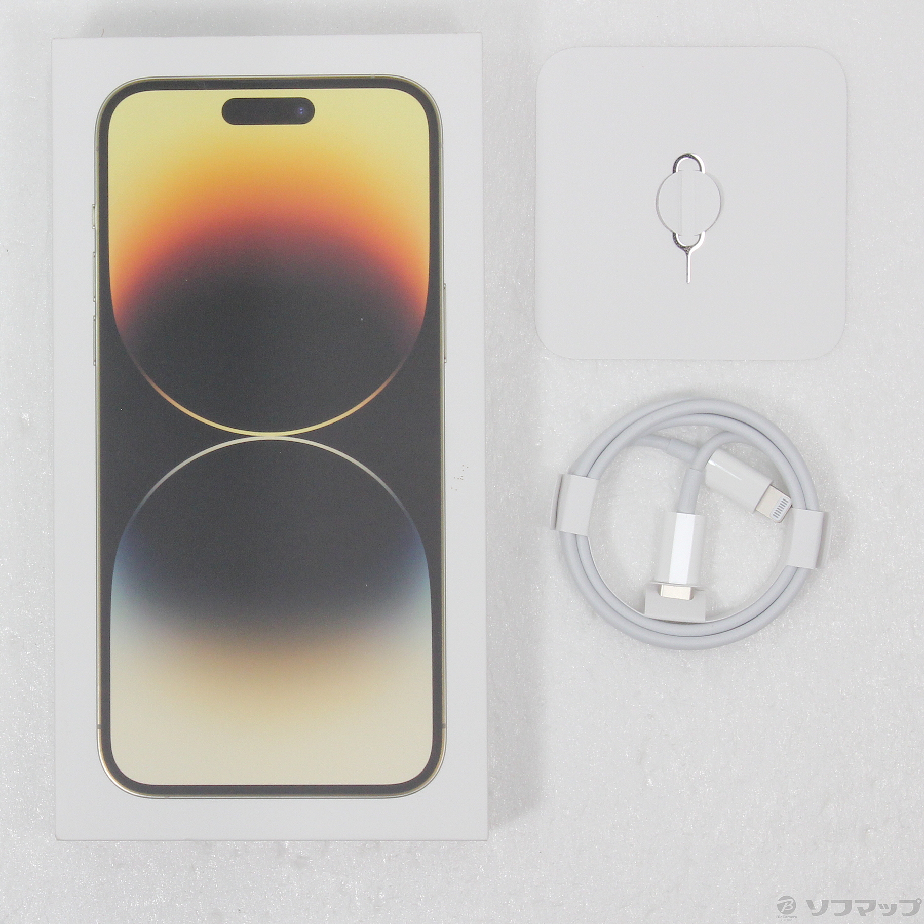 中古】iPhone14 Pro Max 512GB ゴールド MQ9H3J／A SIMフリー