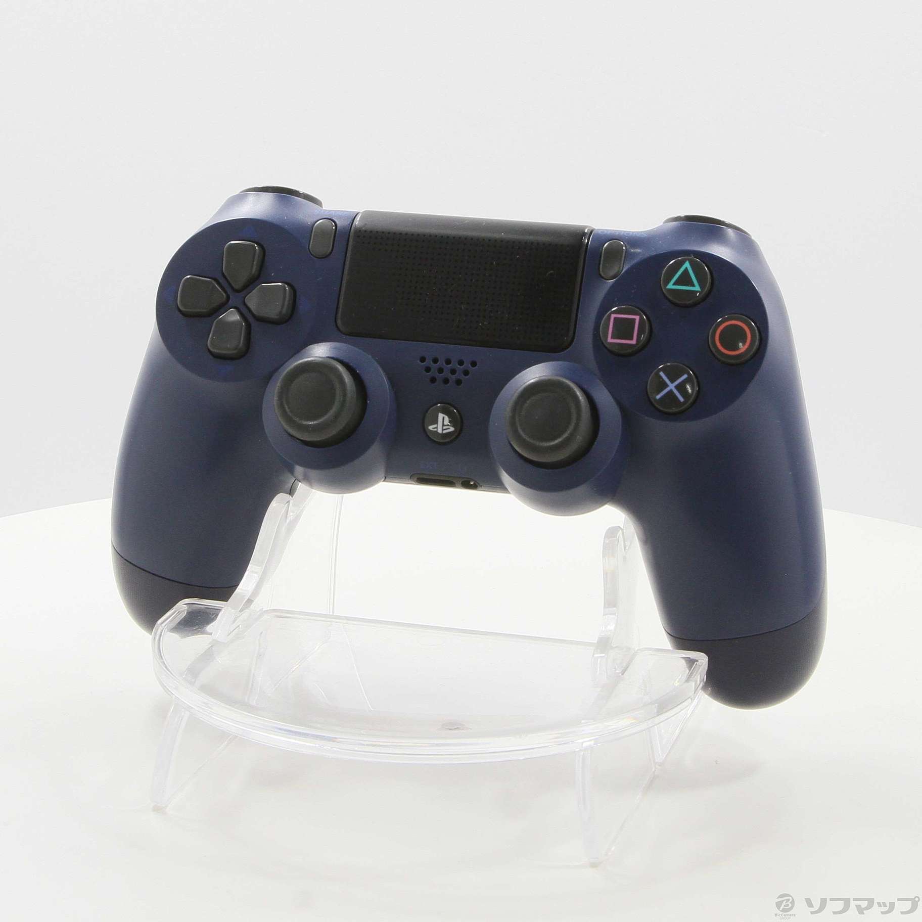 中古】ワイヤレスコントローラー DUALSHOCK4 ミッドナイト・ブルー 【PS4】 [2133053399710] -  リコレ！|ビックカメラグループ ソフマップの中古通販サイト