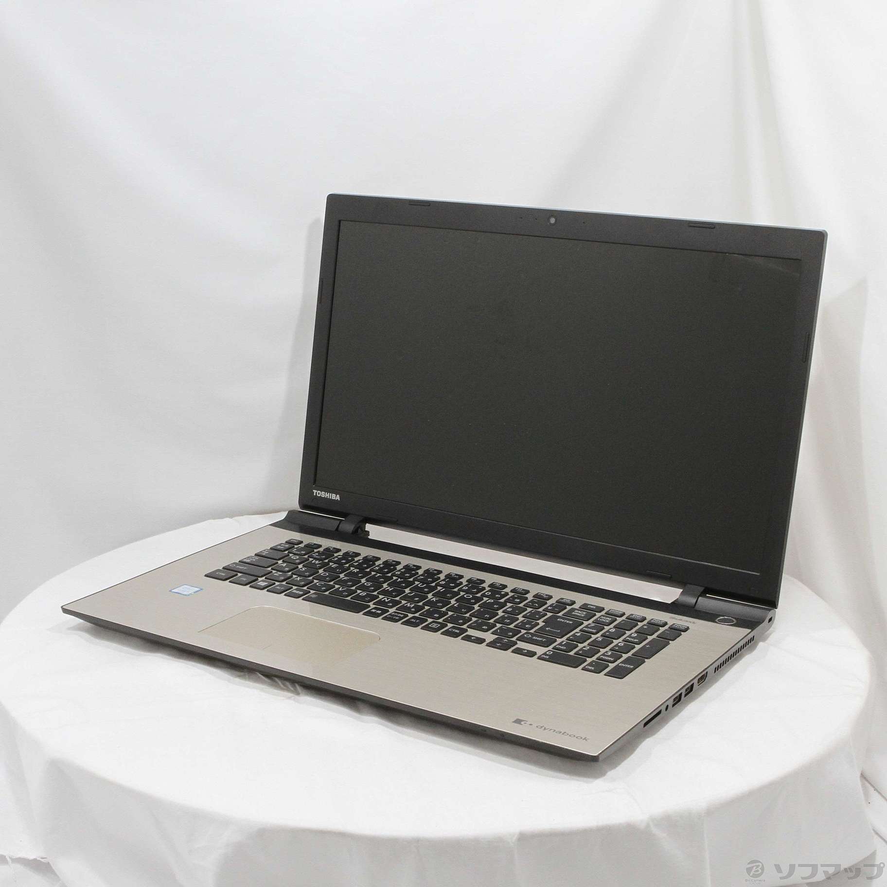 中古】dynabook T67／UG PT67UGP-BWA サテンゴールド 〔Windows 10〕 ［Core-i5-6200U  (2.3GHz)／12GB／HDD1TB／17.3インチワイド］ [2133053399970] - リコレ！|ビックカメラグループ  ソフマップの中古通販サイト