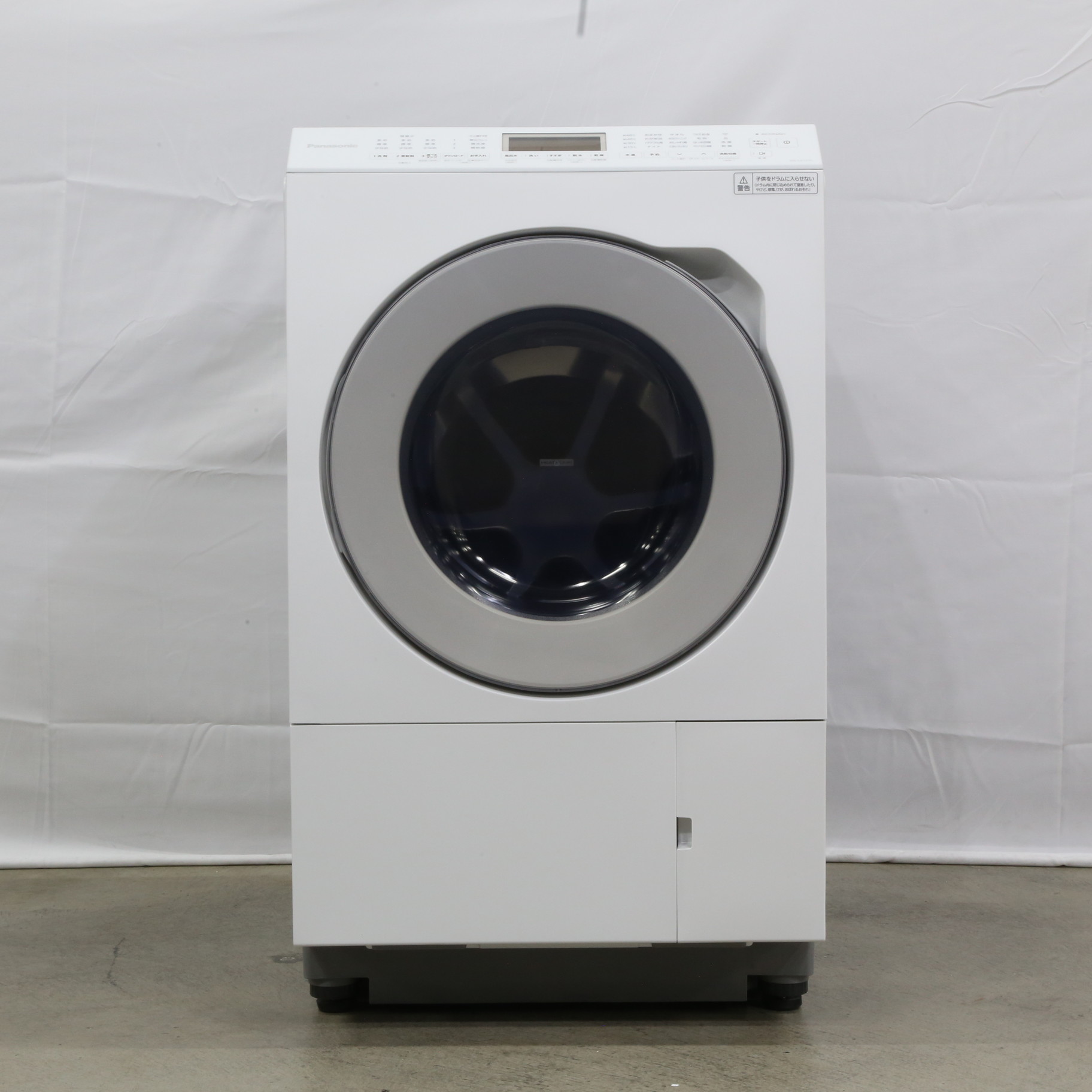 〔中古品〕 ドラム式洗濯乾燥機 LXシリーズ マットホワイト NA-LX127CL-W ［洗濯12.0kg ／乾燥6.0kg ／ヒートポンプ乾燥  ／左開き］