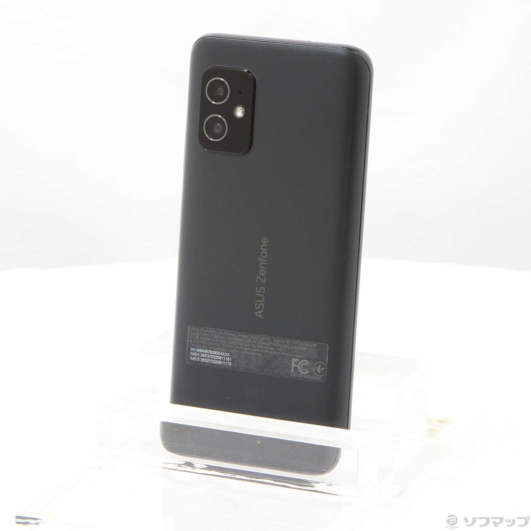 中古】Zenfone 8 128GB オブシディアンブラック ZS590KS-BK128S8 SIM ...