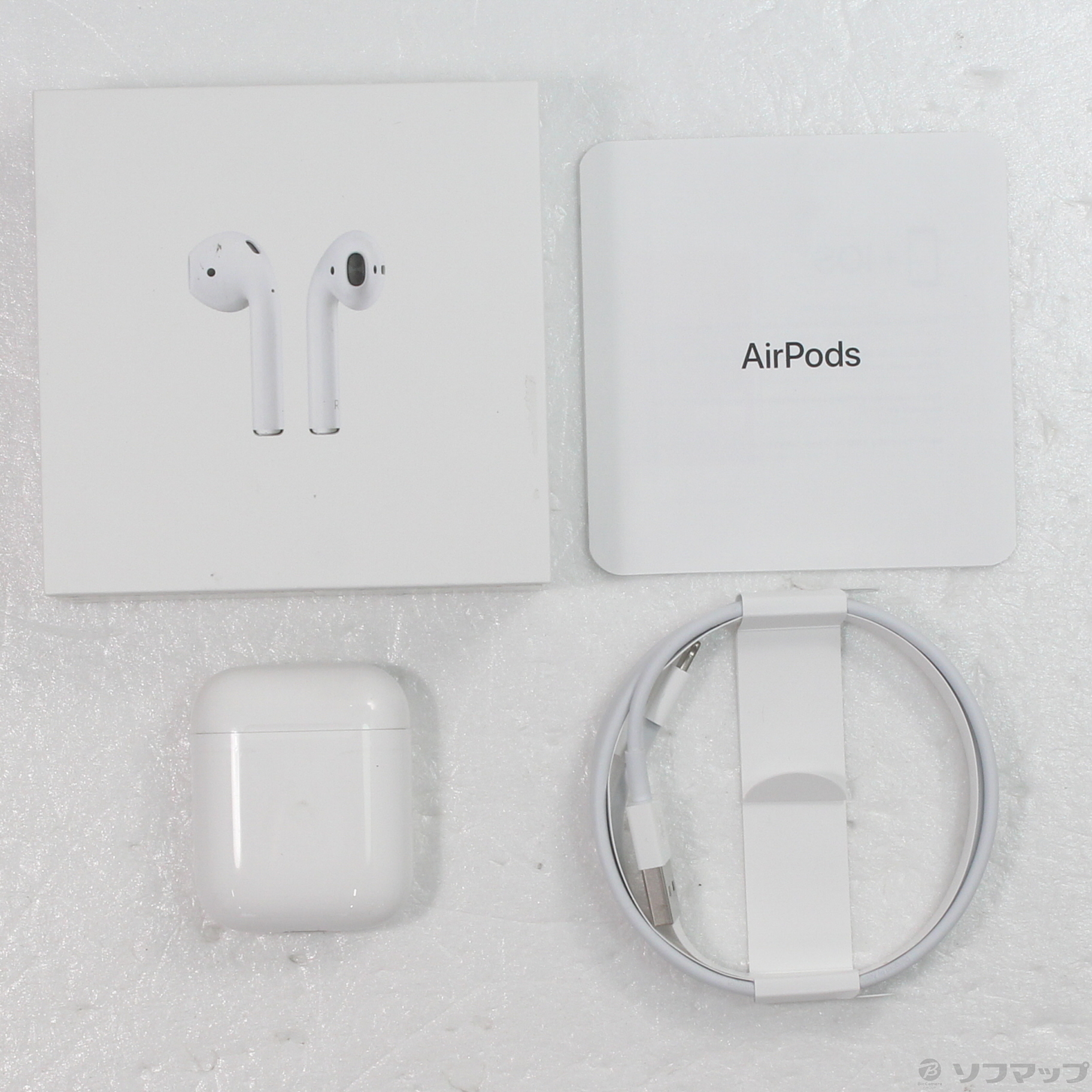 中古品〕 AirPods 第2世代 with Charging Case MV7N2J／A｜の通販は ...