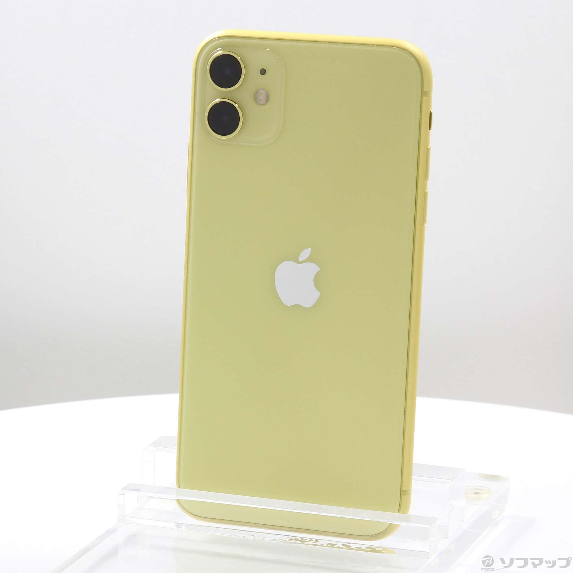 (中古)Apple iPhone11 64GB イエロー MHDE3J/A SIMフリー(352-ud)