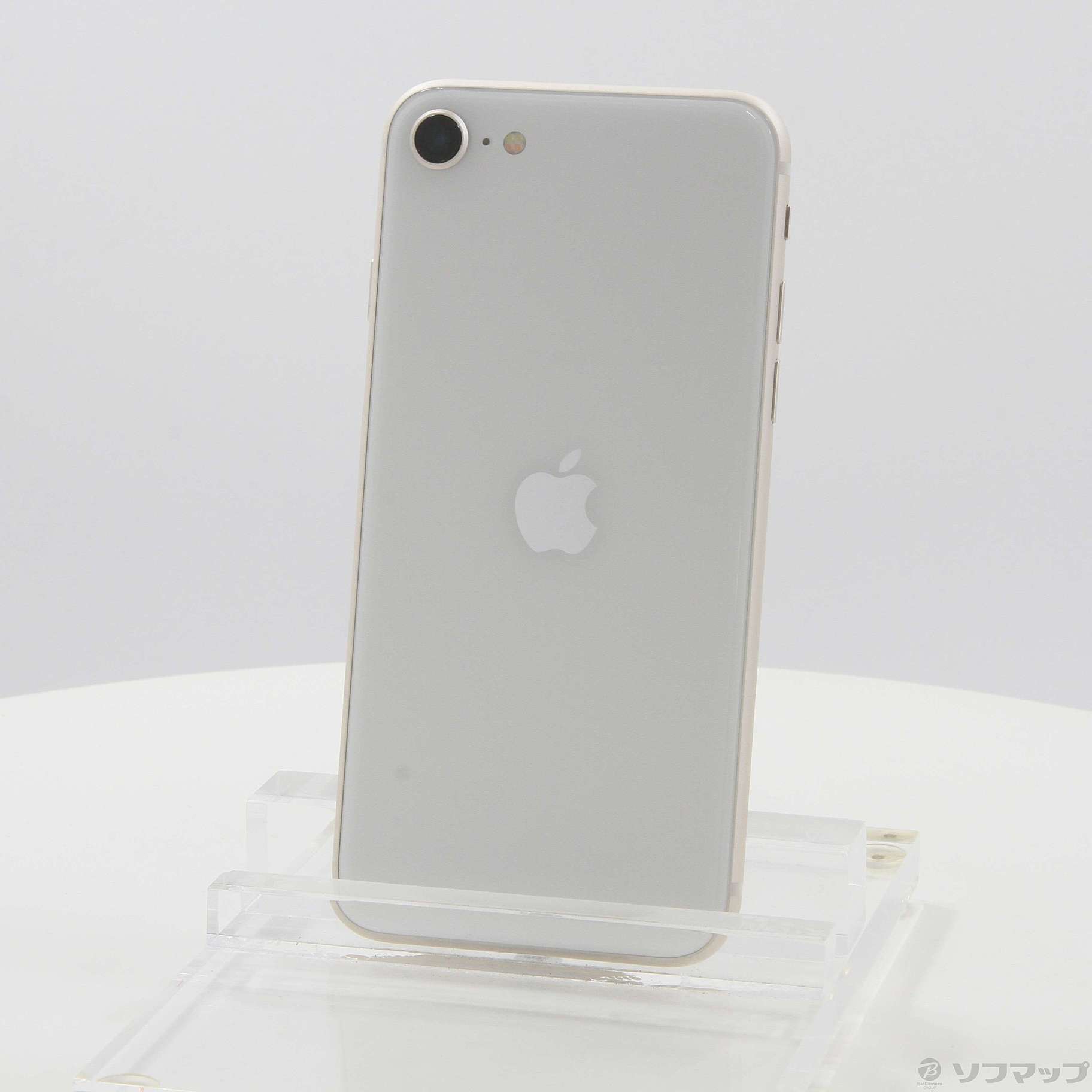 (中古)Apple iPhone SE 第3世代 64GB スターライト MMYD3J/A SIMフリー(297-ud)