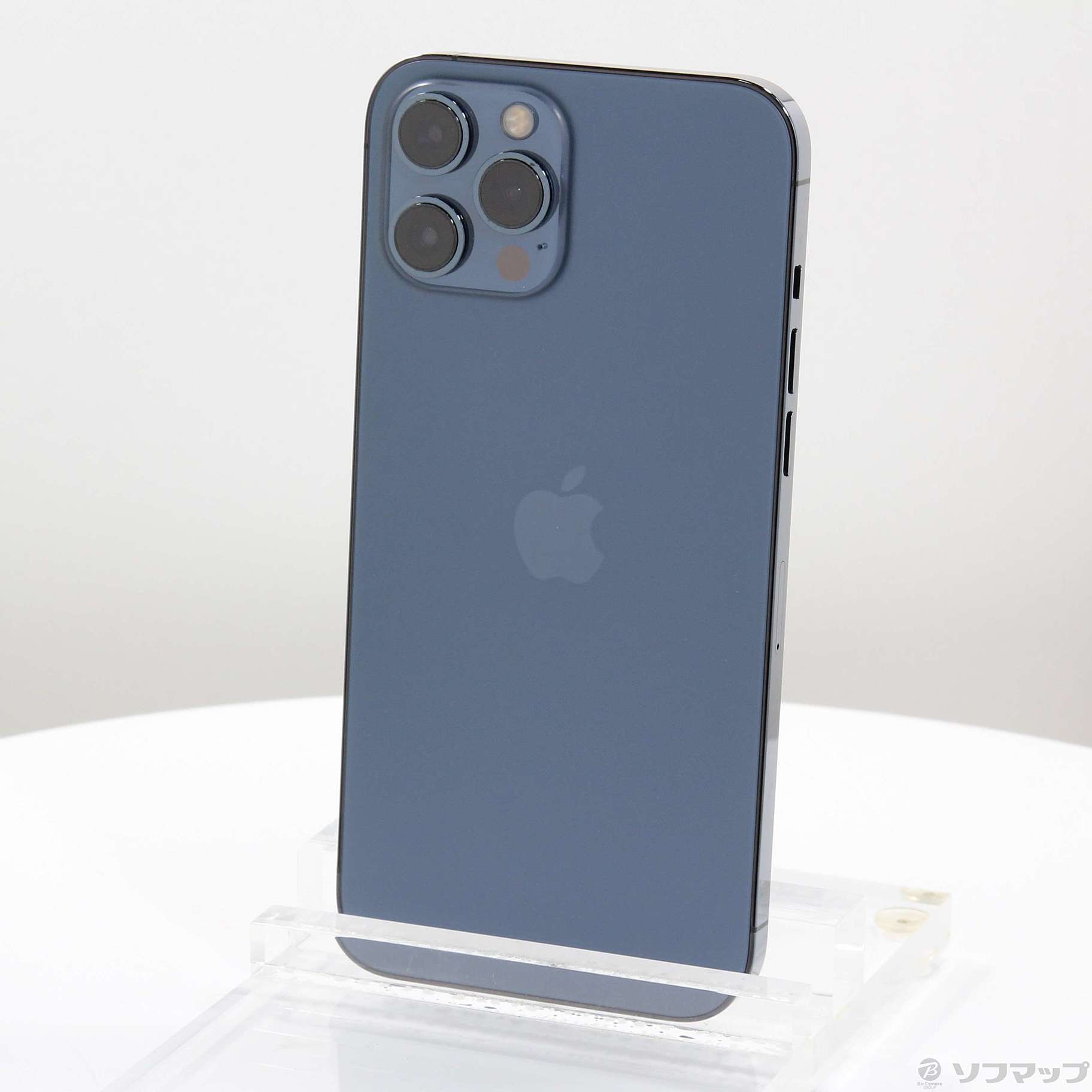 中古】iPhone12 Pro Max 512GB パシフィックブルー MGD63J／A SIM 