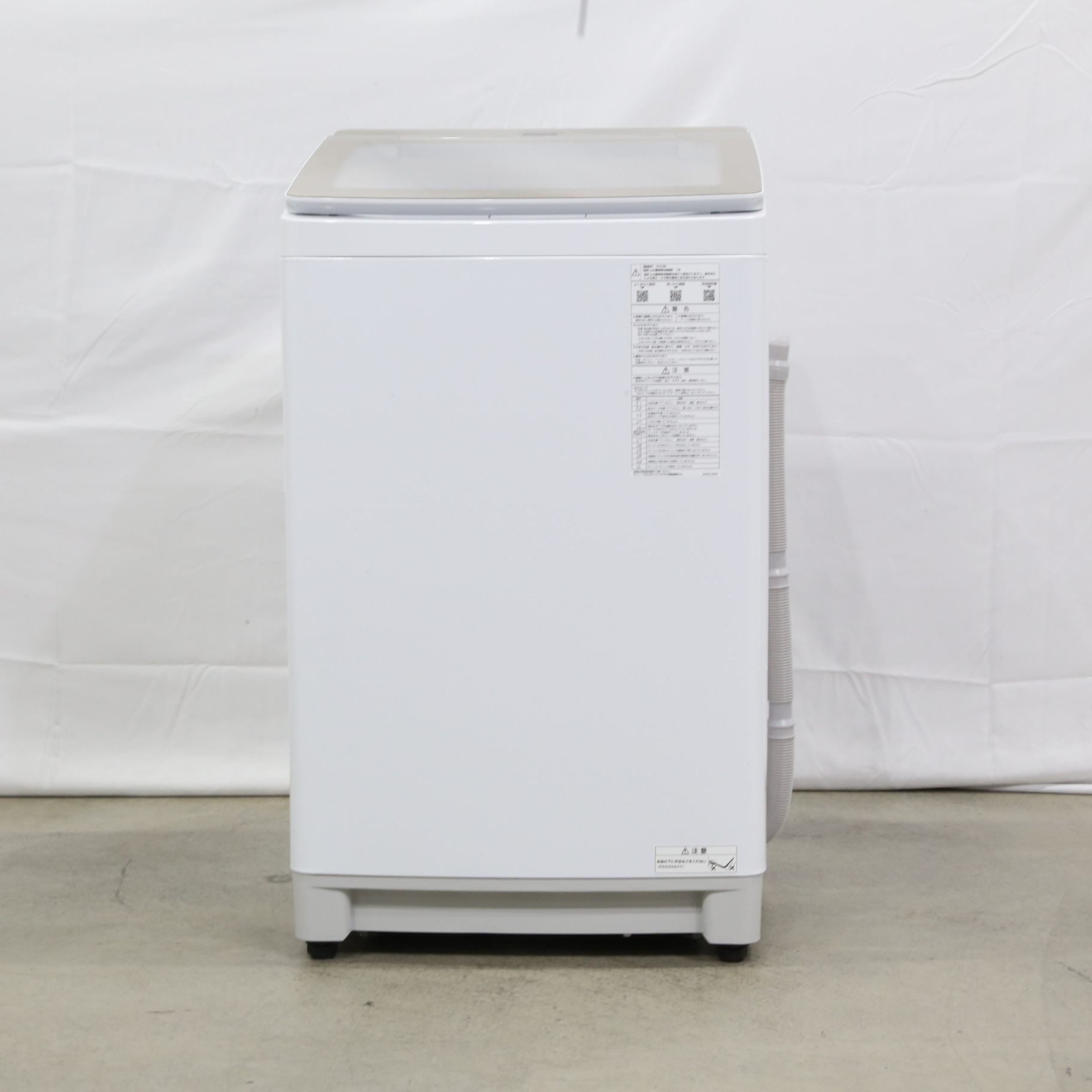 〔展示品〕 インバーター全自動洗濯機10kg AQUA ﾌﾛｽﾄｺﾞｰﾙﾄﾞ AQW-VA10PBK(FG) ［洗濯10.0kg ／乾燥3.5kg  ／簡易乾燥(送風機能) ／上開き］