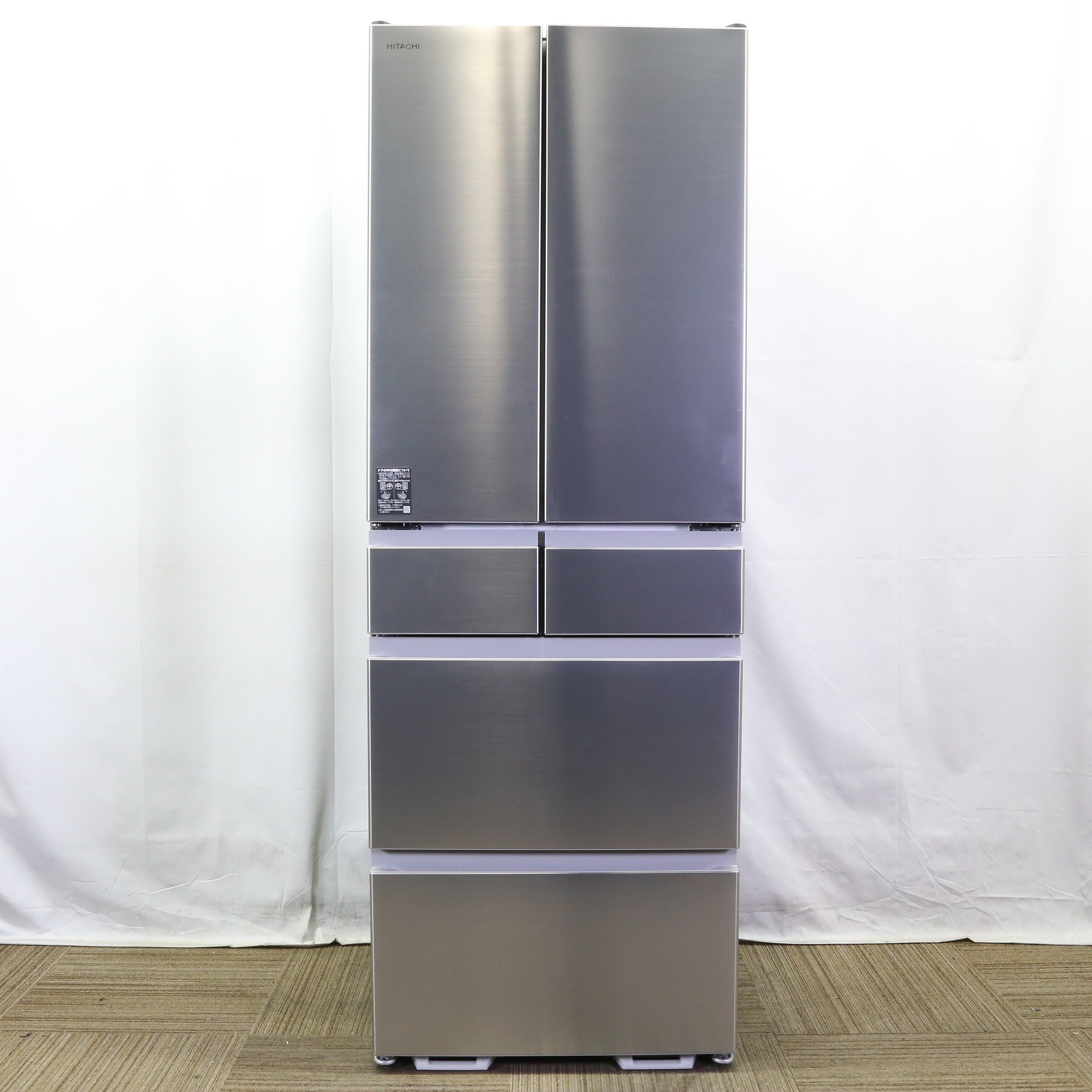 中古】〔展示品〕 冷蔵庫 Hタイプ シルバー R-H49T-S ［幅65cm ／485L 
