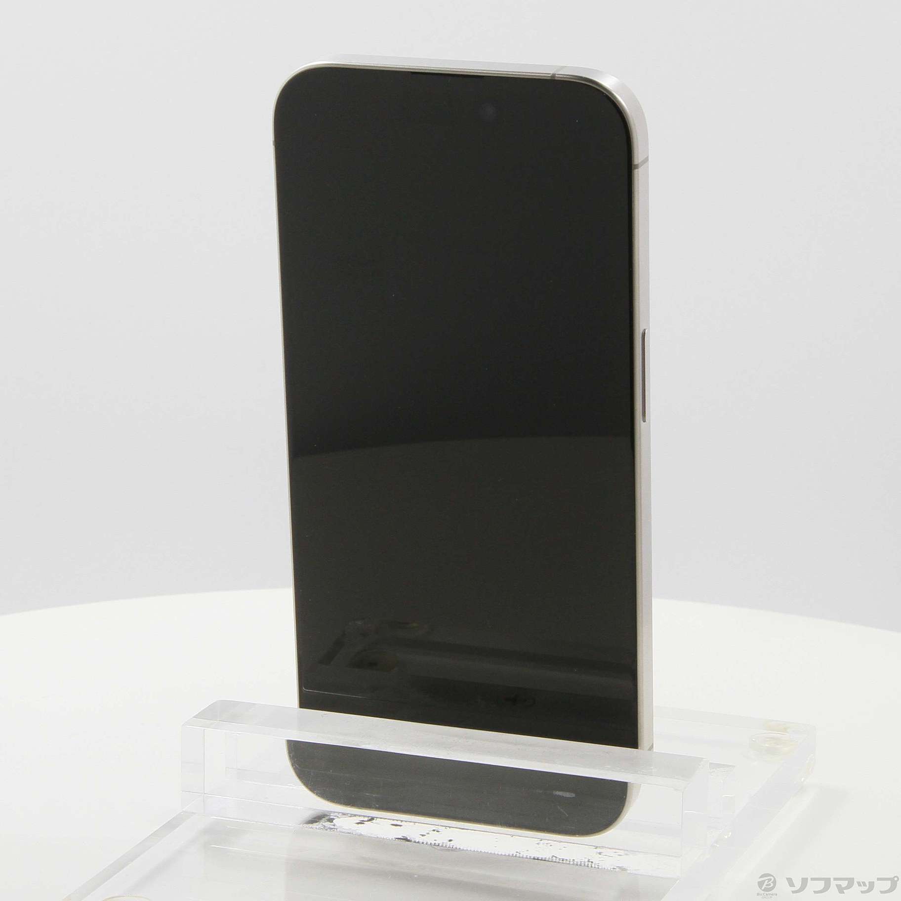 中古】iPhone15 Pro 256GB ナチュラルチタニウム MTUF3J／A SIM