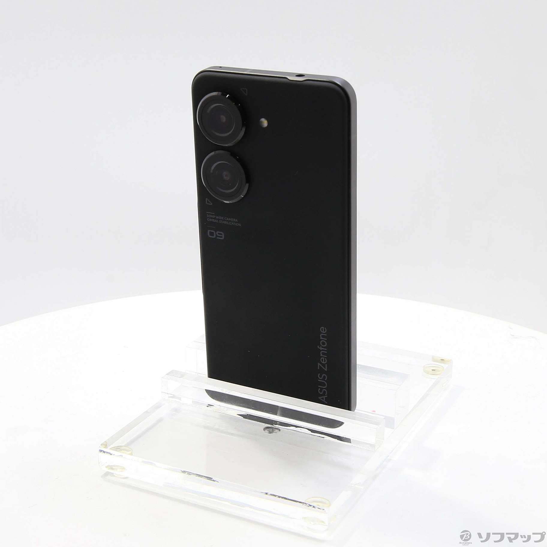 スマートフォン/携帯電話〔展示品〕 Zenfone 9 128GB ミッドナイトブラック ZF9-BK8S128 SIMフリー