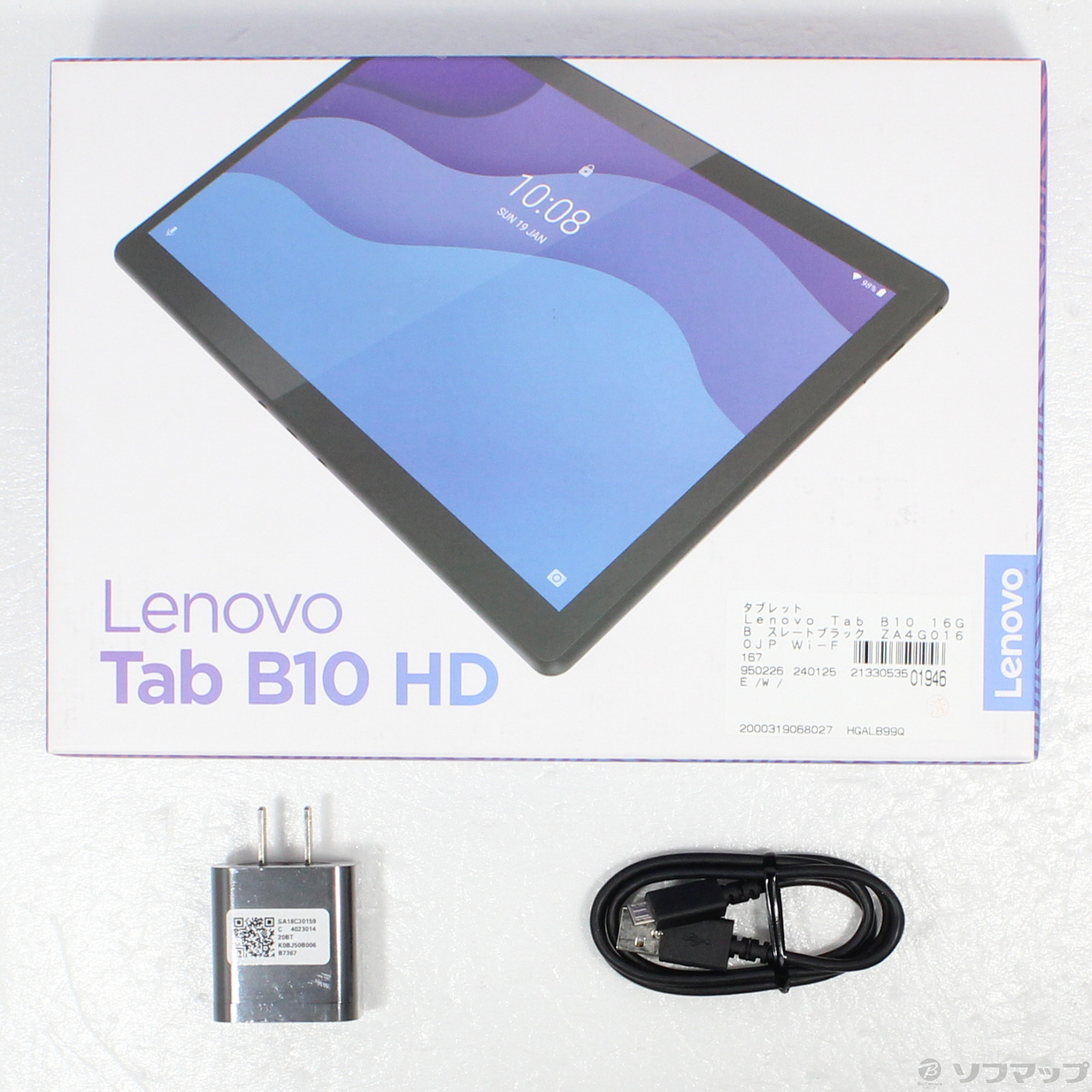中古】Lenovo Tab B10 16GB スレートブラック ZA4G0160JP Wi-Fi