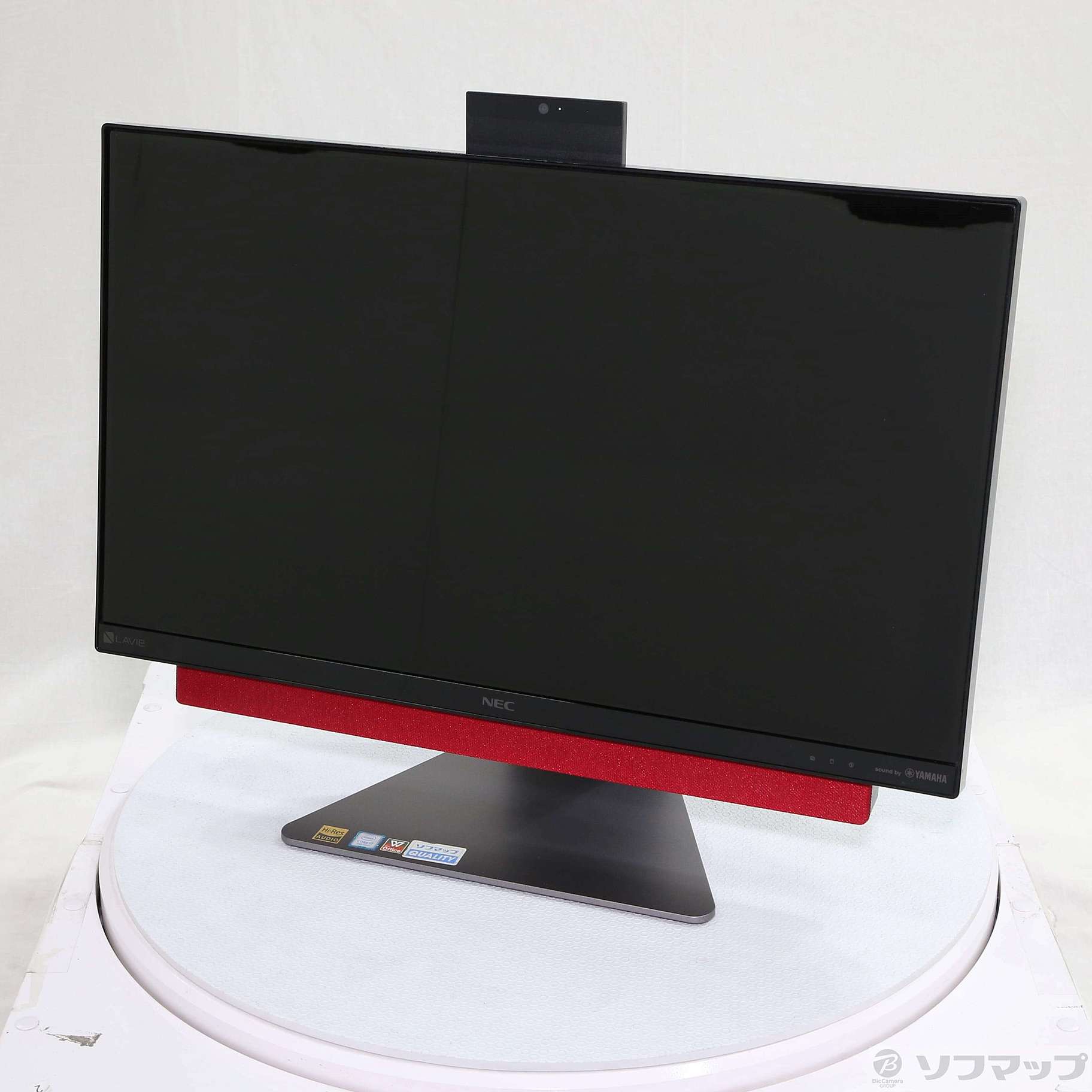 (中古)NEC LAVIE Desk All-in-one DA770/KAR PC-DA770KAR メタルレッド(247-ud)