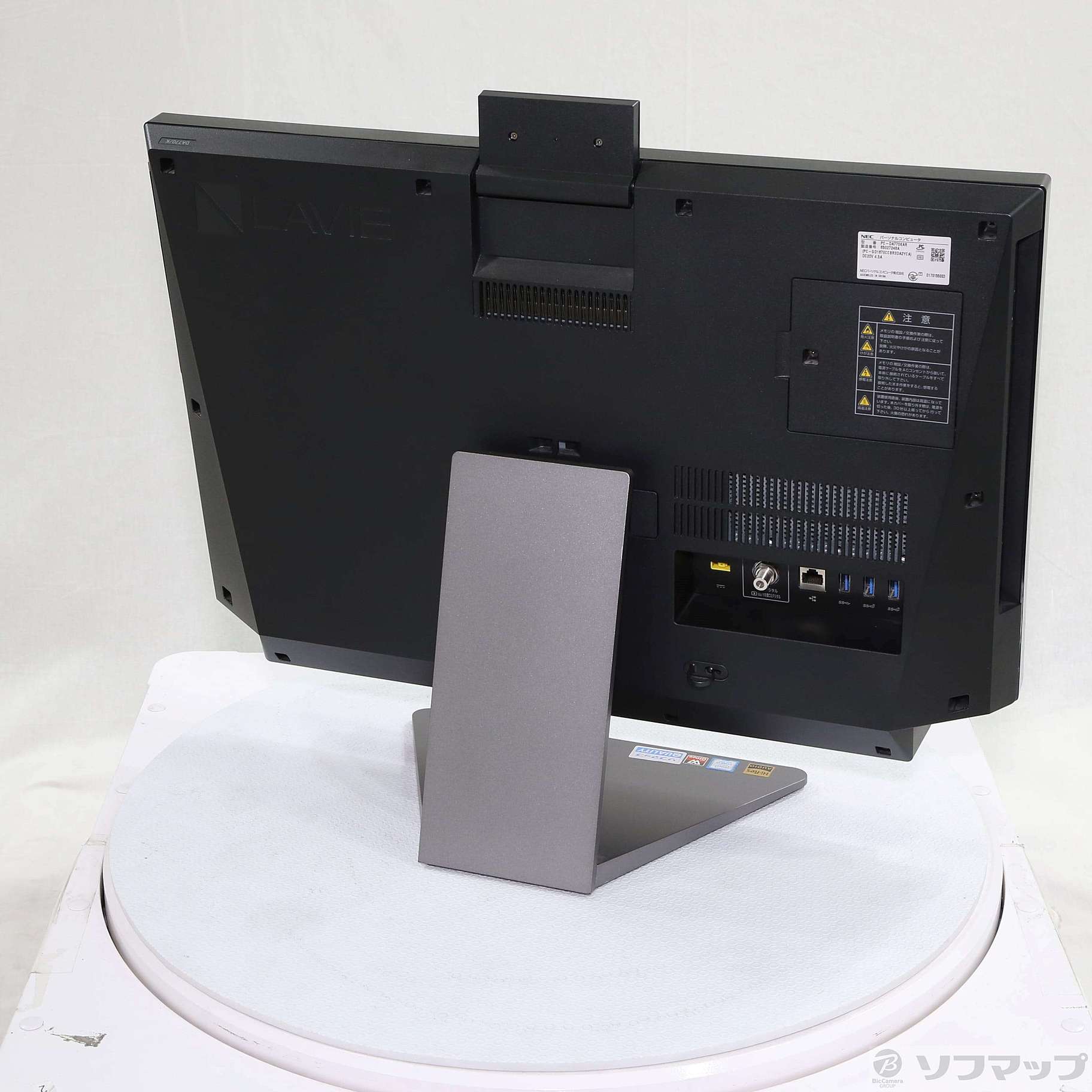 中古】LAVIE Desk All-in-one DA770／KAR PC-DA770KAR メタルレッド