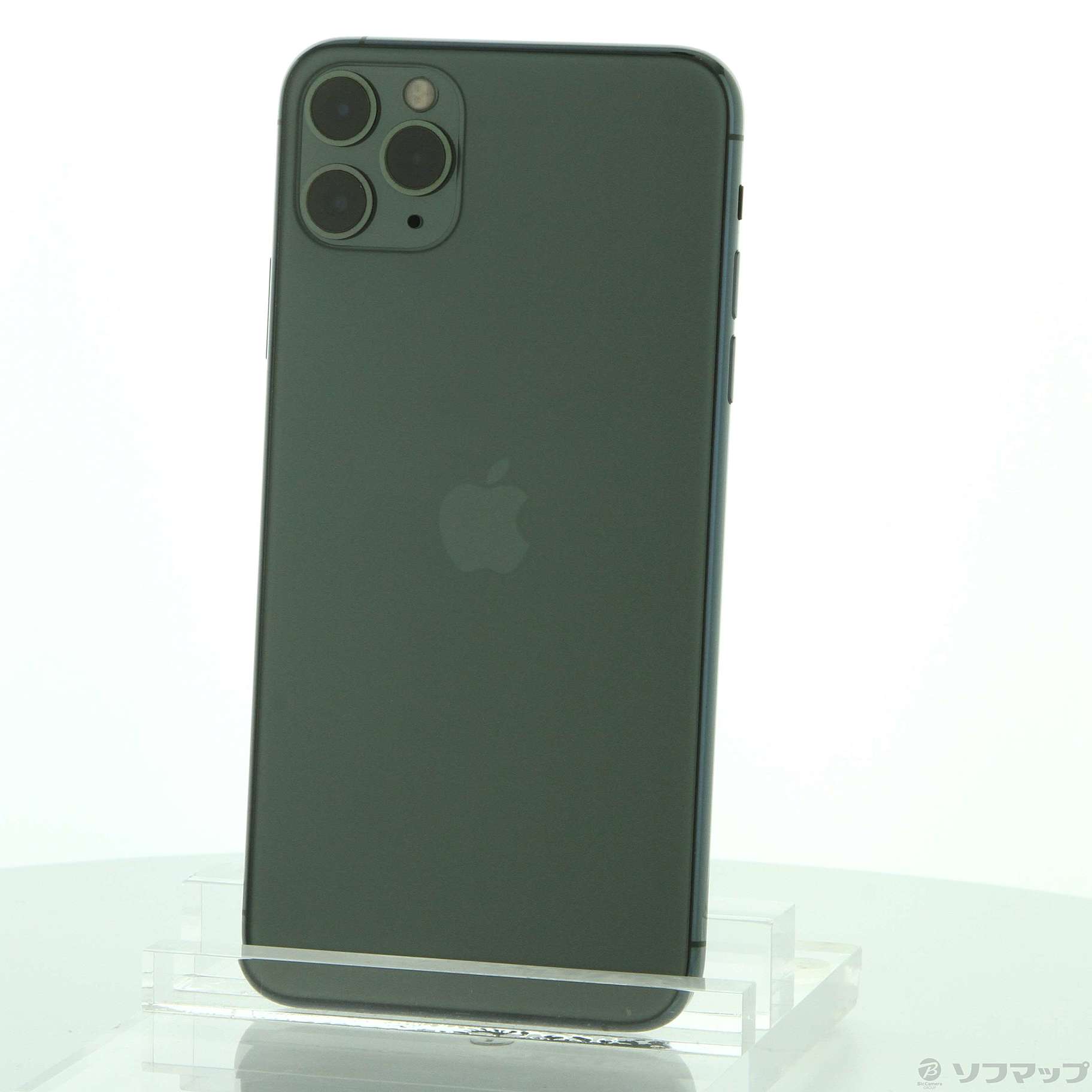 中古】iPhone11 Pro Max 256GB ミッドナイトグリーン MWHM2J／A SIM