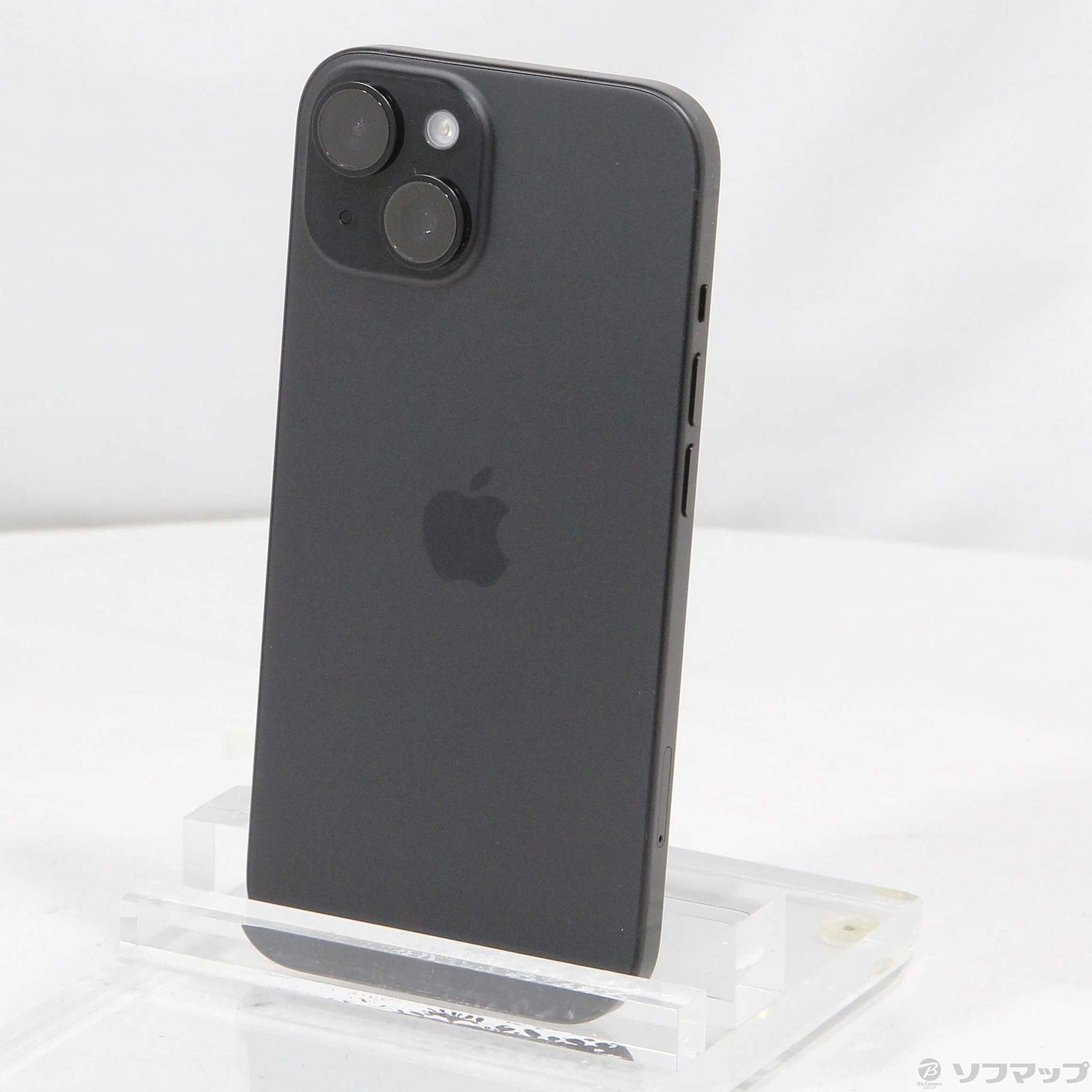 中古】iPhone15 128GB ブラック MTMH3J／A SIMフリー [2133053569595