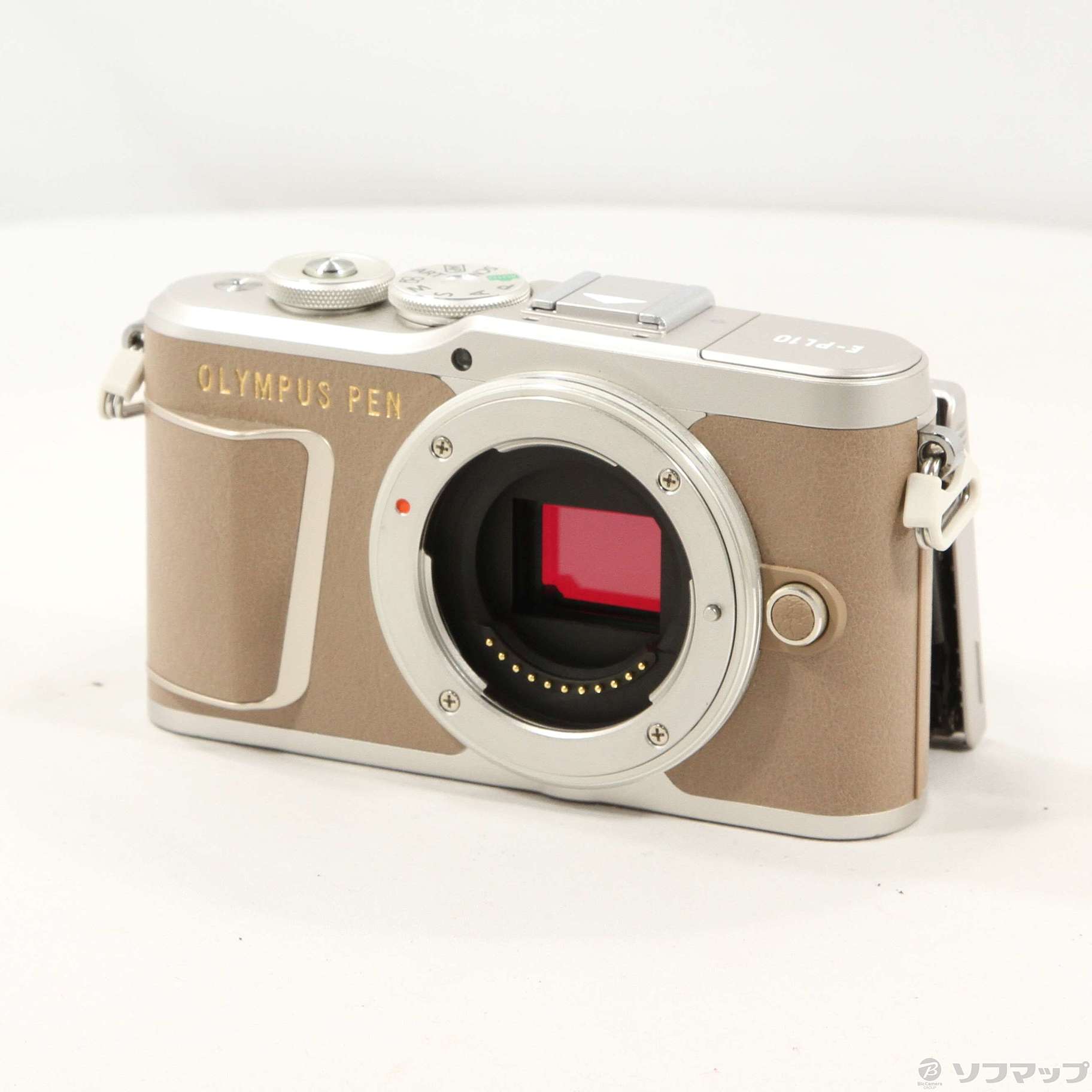 中古】OLYMPUS PEN E-PL10 ボディ ブラウン [2133053574896] - リコレ