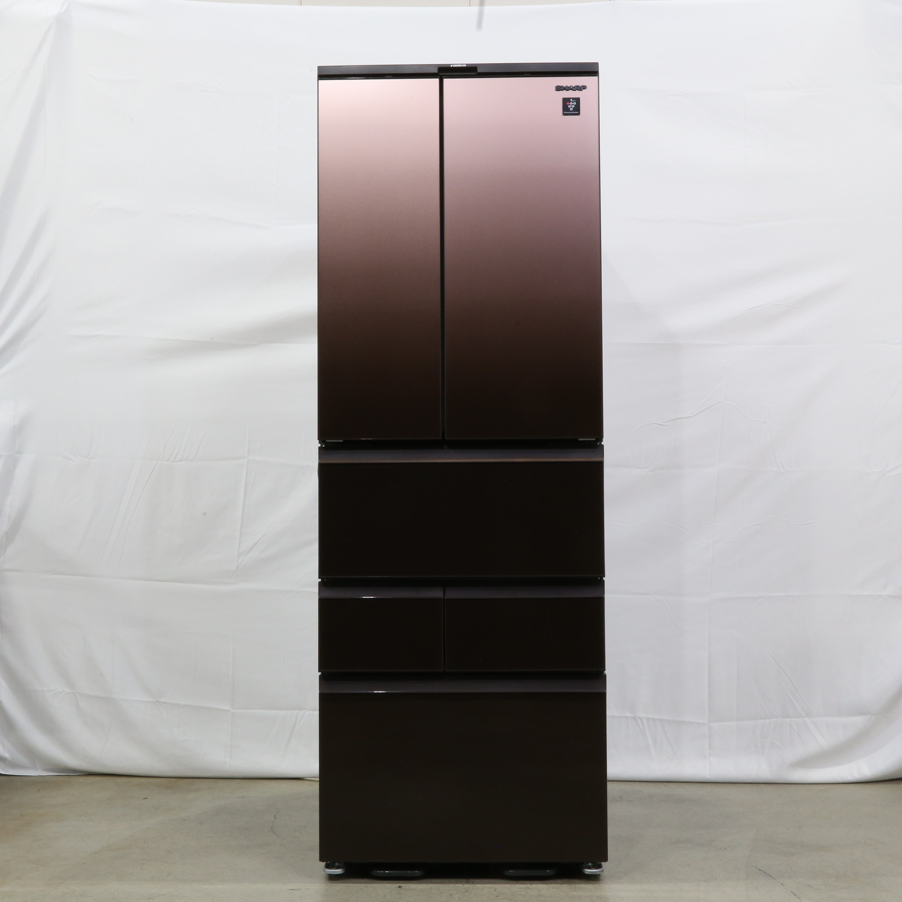 中古】〔展示品〕 プラズマクラスター冷蔵庫 グラデーションスタッコ