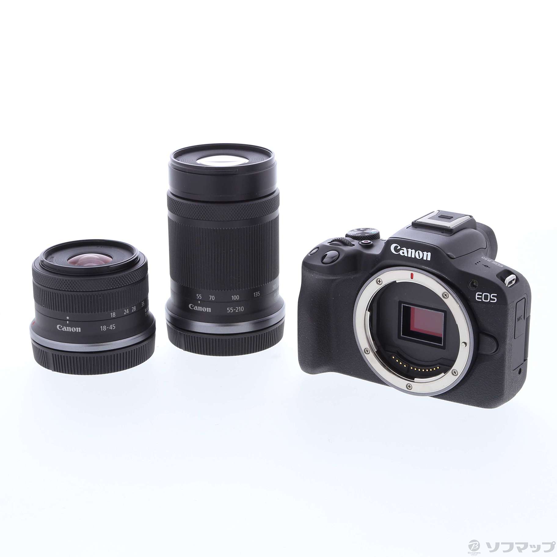 中古品〕 EOS R50 ダブルズームキット ブラック｜の通販はソフマップ