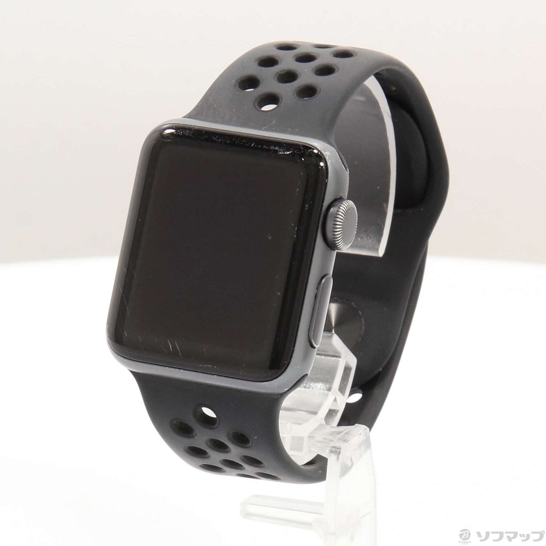 中古品〕 Apple Watch Series 3 Nike+ GPS 38mm スペースグレイ 