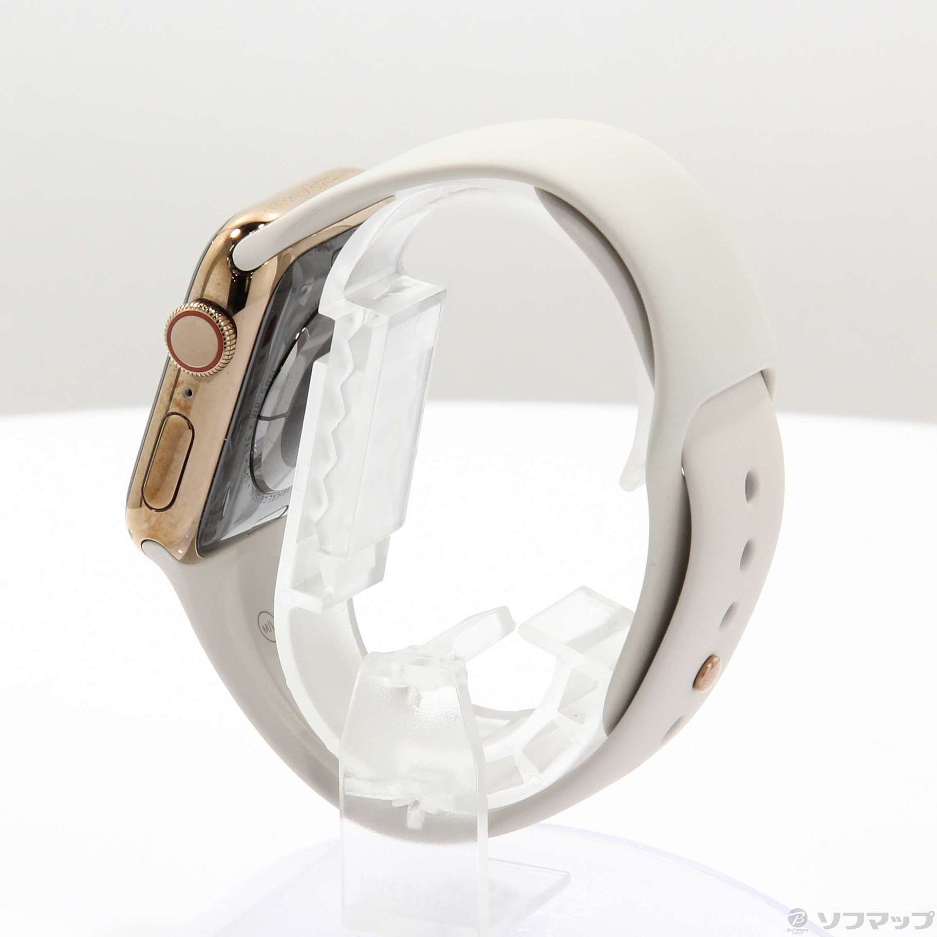 Apple Watch Series 4 GPS + Cellular 40mm ゴールドステンレススチールケース ストーンスポーツバンド