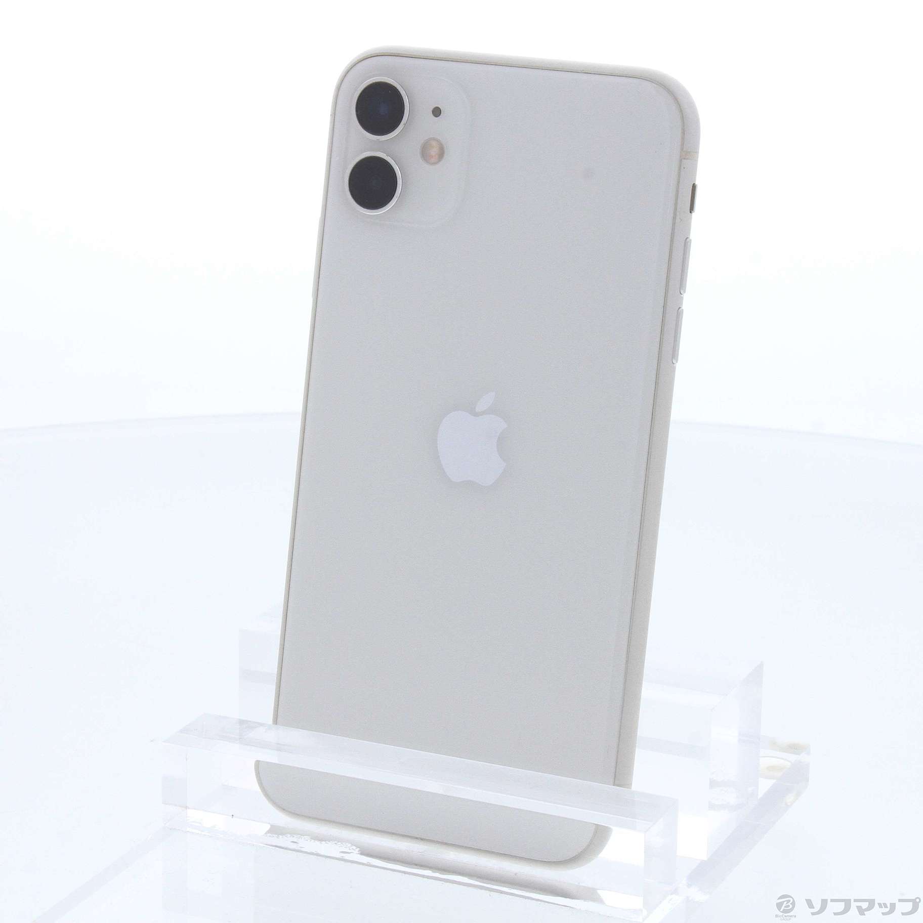 中古】【安心保証】 iPhone11[64GB] SIMロック解除 SB/YM かわい ブラック