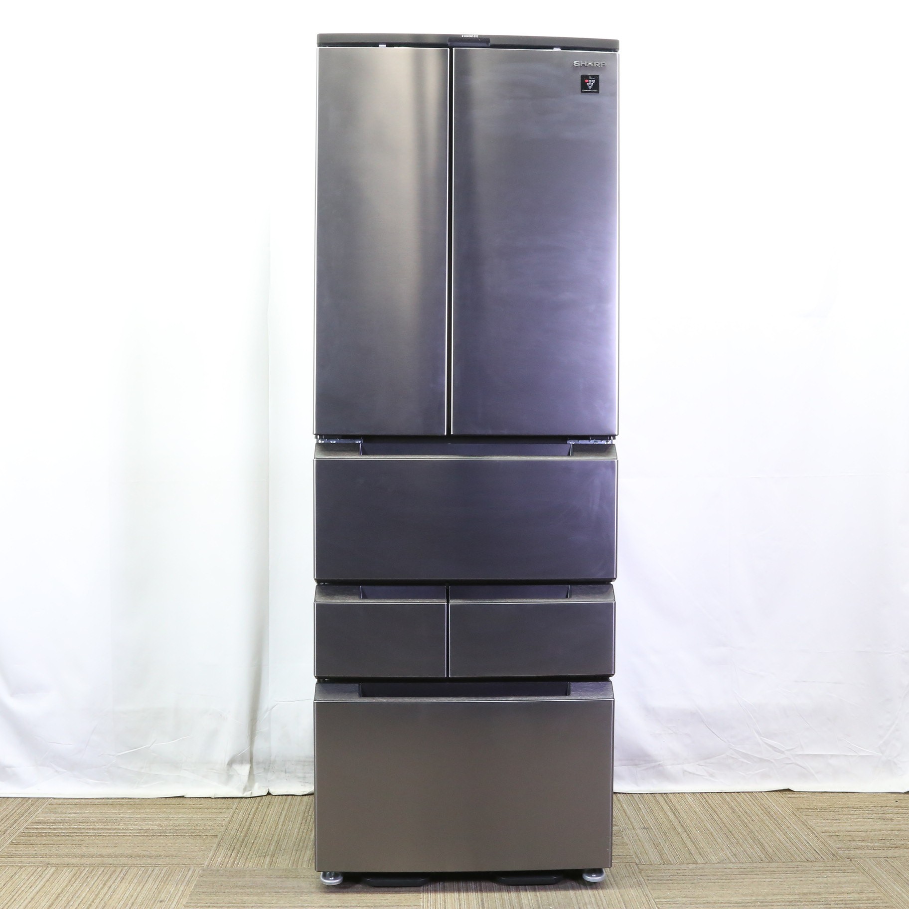 23年製 SHARP (457L)プラズマクラスター冷蔵庫 SJ-MF46K-H シャープ