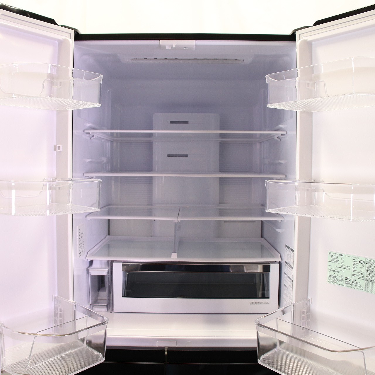 中古】〔展示品〕 冷蔵庫 HXCタイプ クリスタルミラー R-HXC62T-X ［幅 