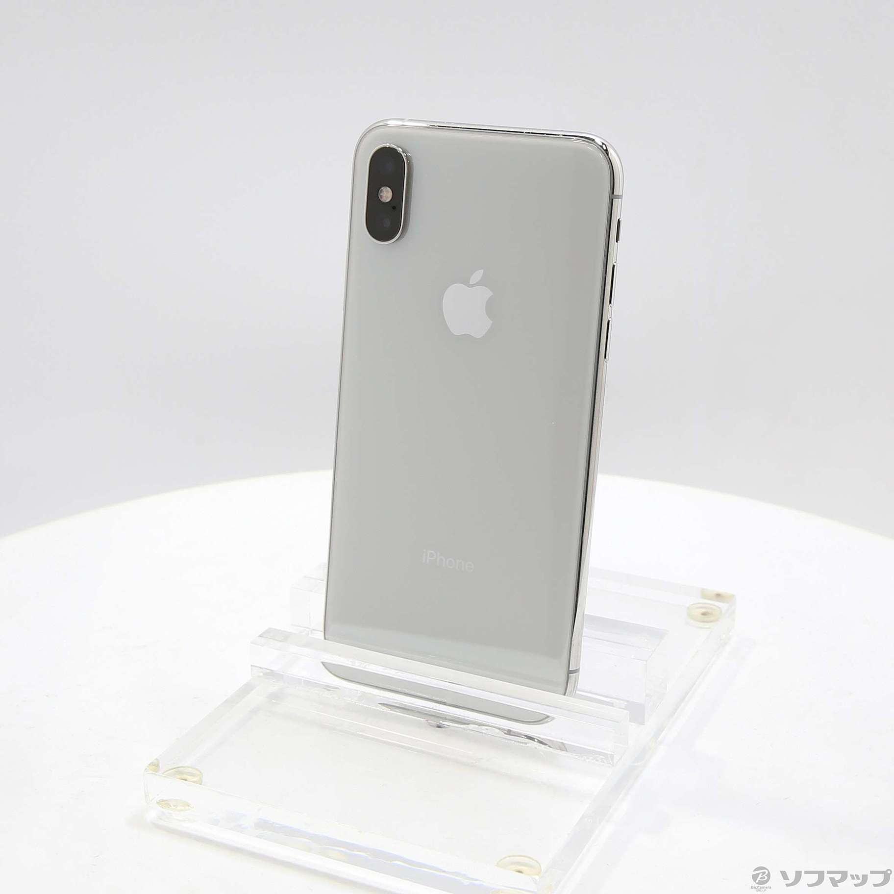 〔中古品〕 iPhoneXS 256GB シルバー MTE12J／A SIMフリー ［5.8インチ有機EL／Apple A12］