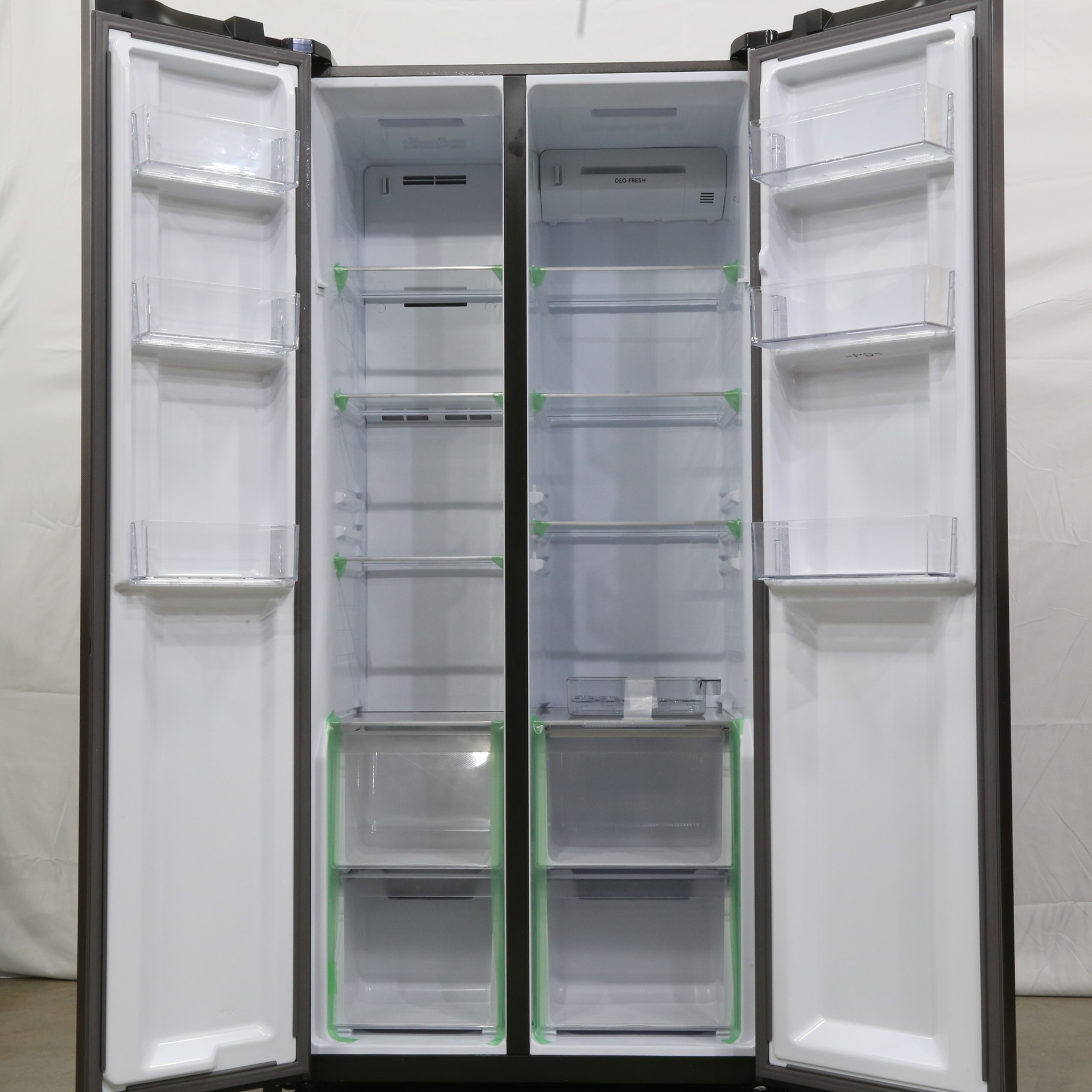 中古】〔展示品〕 冷蔵庫 ダークシルバー AQR-SBS48P(DS) ［幅83.5cm 