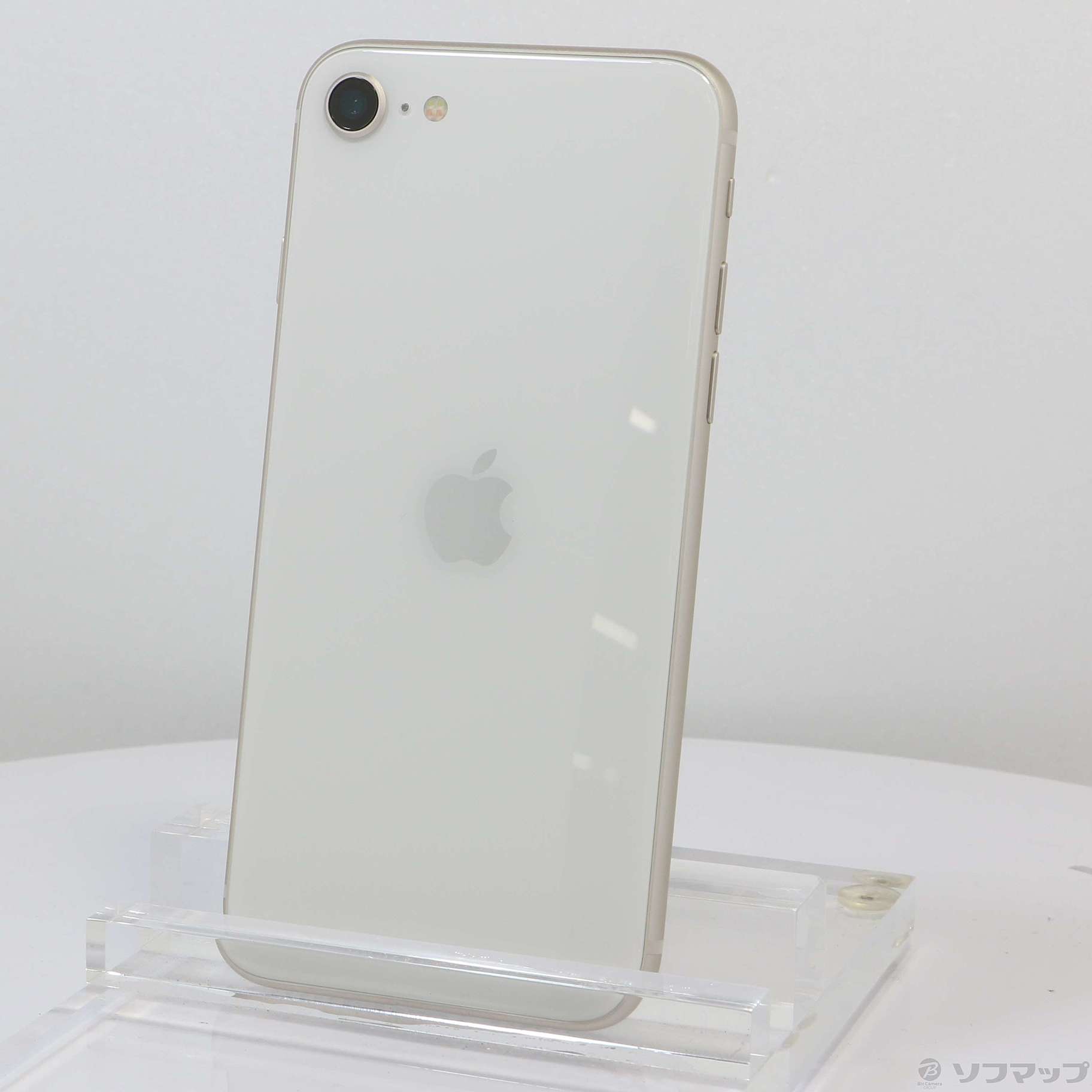 (中古)Apple iPhone SE 第3世代 64GB スターライト MMYD3J/A SIMフリー(258-ud)