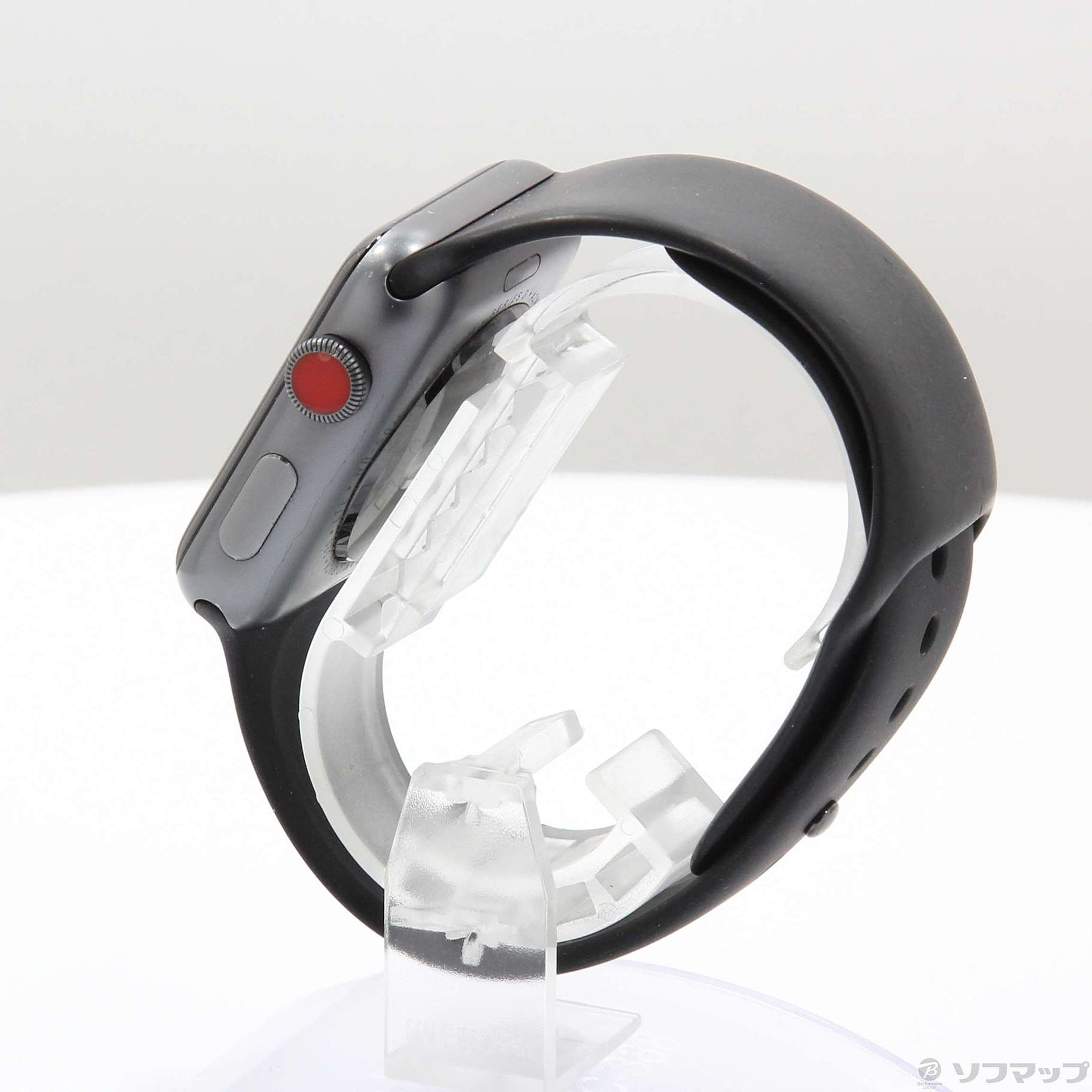 中古】Apple Watch Series 3 GPS + Cellular 42mm スペースグレイアルミニウムケース ブラックスポーツバンド  [2133053656097] - リコレ！|ビックカメラグループ ソフマップの中古通販サイト