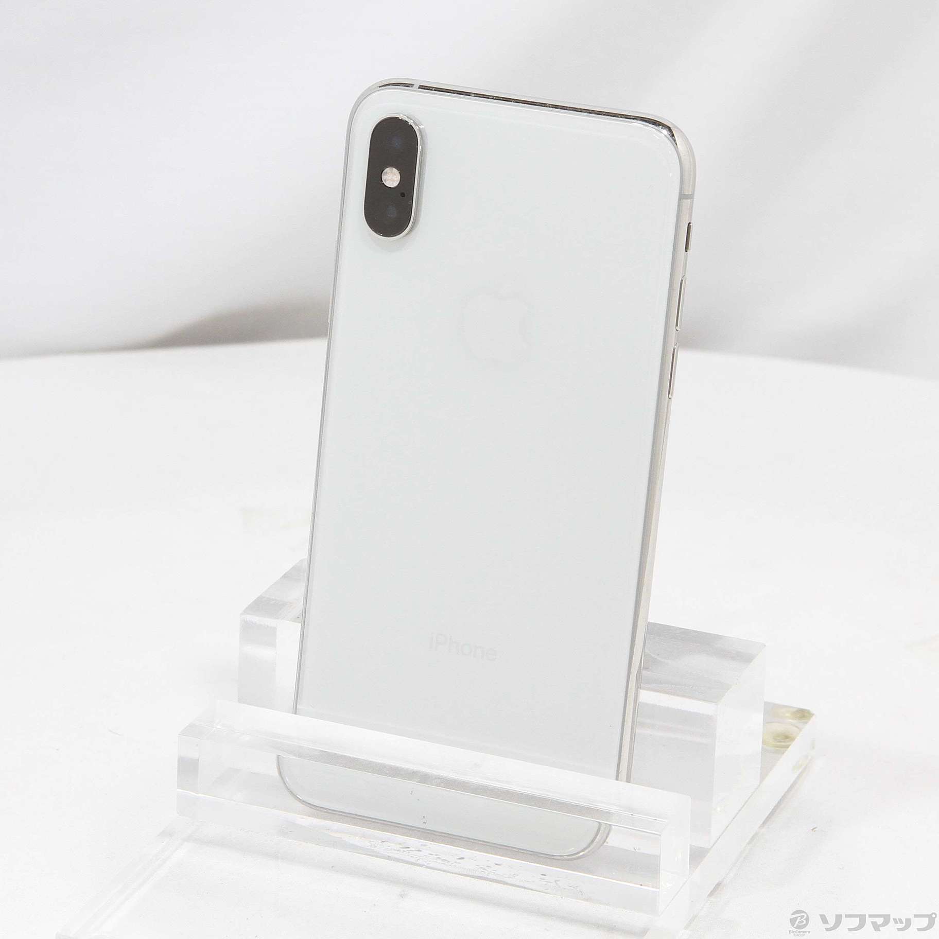 〔中古品〕 iPhoneXS 64GB シルバー NTAX2J／A SIMフリー ［5.8インチ有機EL／Apple A12］