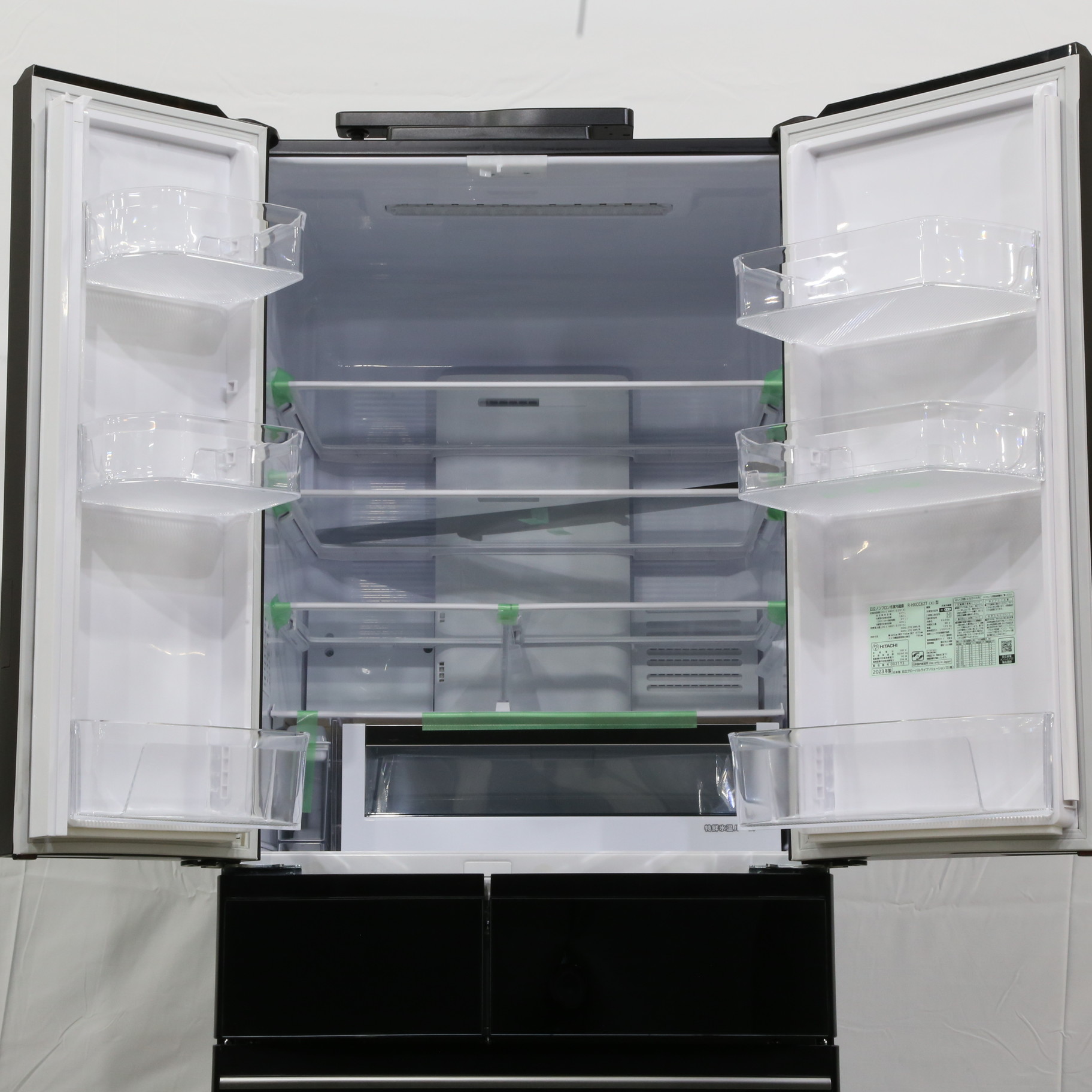 中古】〔展示品〕 冷蔵庫 HXCCシリーズ クリスタルミラー R-HXCC62T-X 