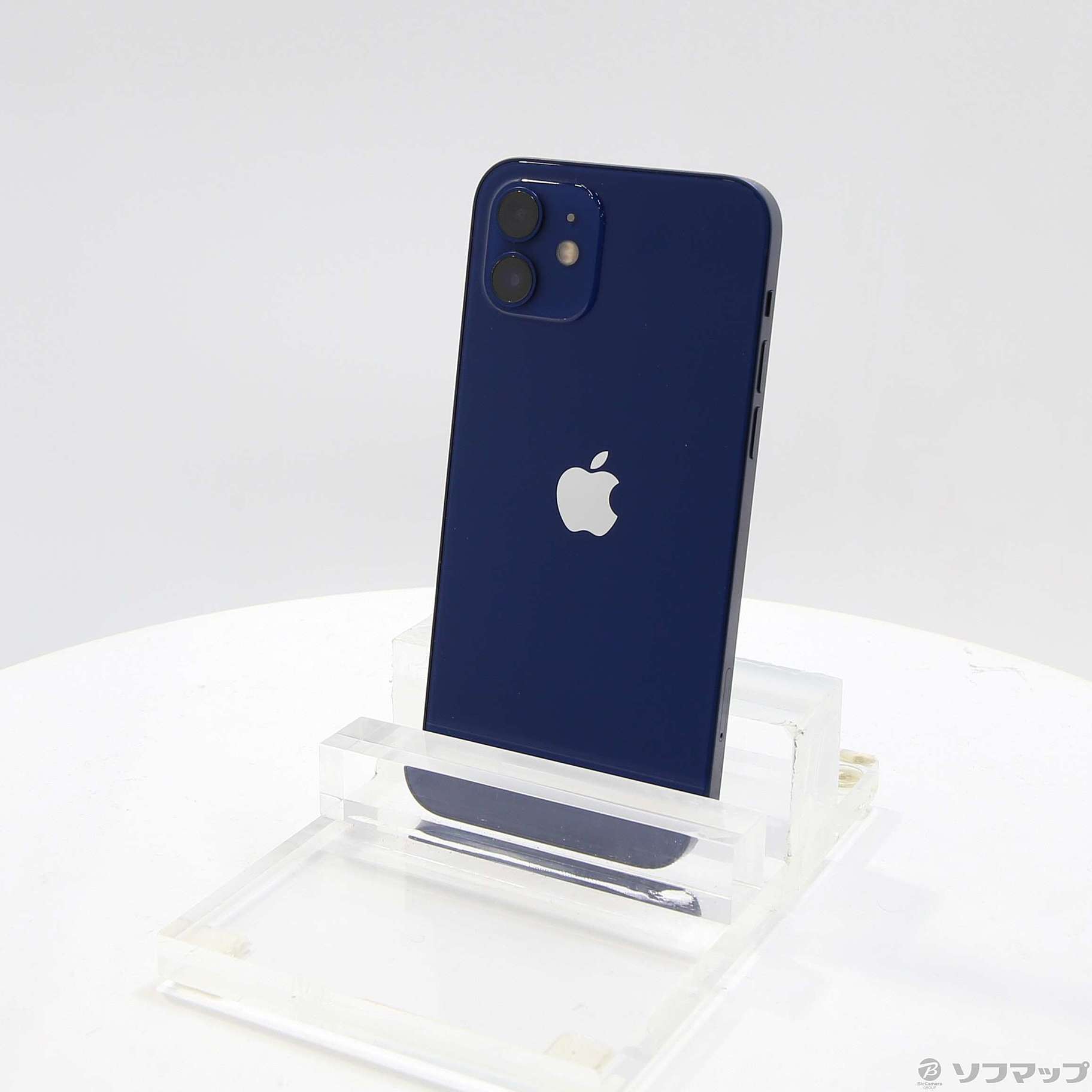 (中古)Apple iPhone12 64GB ブルー MGHR3J/A SIMフリー(269-ud)