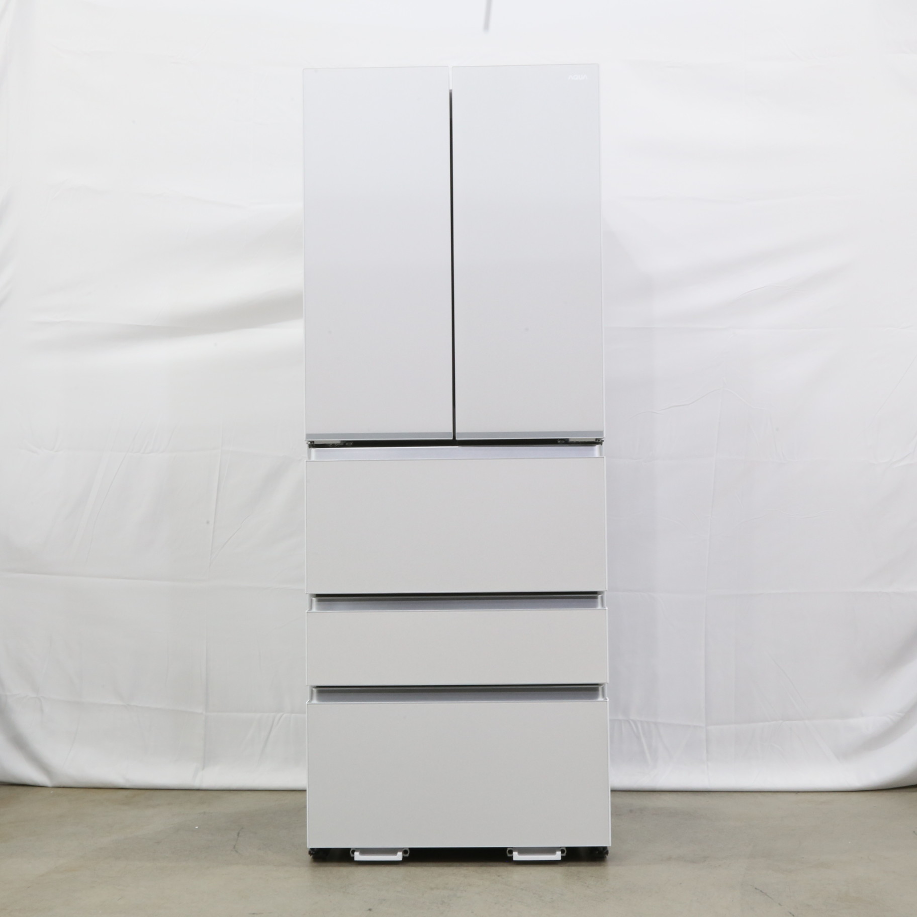 中古】〔展示品〕 冷蔵庫 TX SERIES マットクリアホワイト AQR-TXA50N 