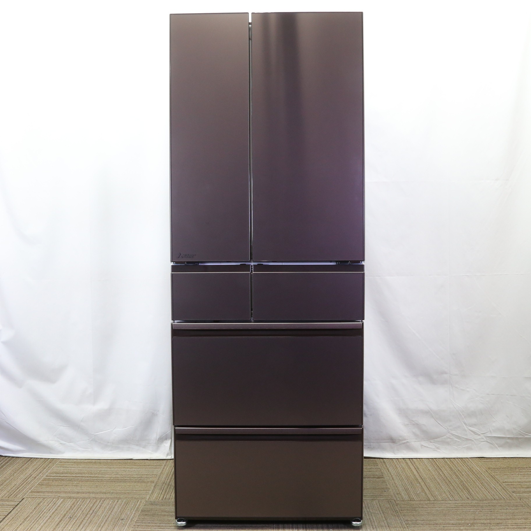〔展示品〕 冷蔵庫 MZシリーズ フロストグレインブラウン MR-MZ60J-XT ［幅68.5cm ／602L ／6ドア ／観音開きタイプ  ／2023年］