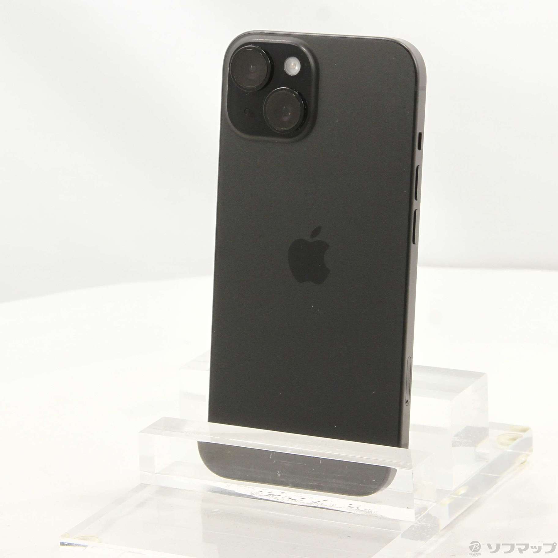 中古】iPhone15 128GB ブラック MTMH3J／A SIMフリー [2133053685110