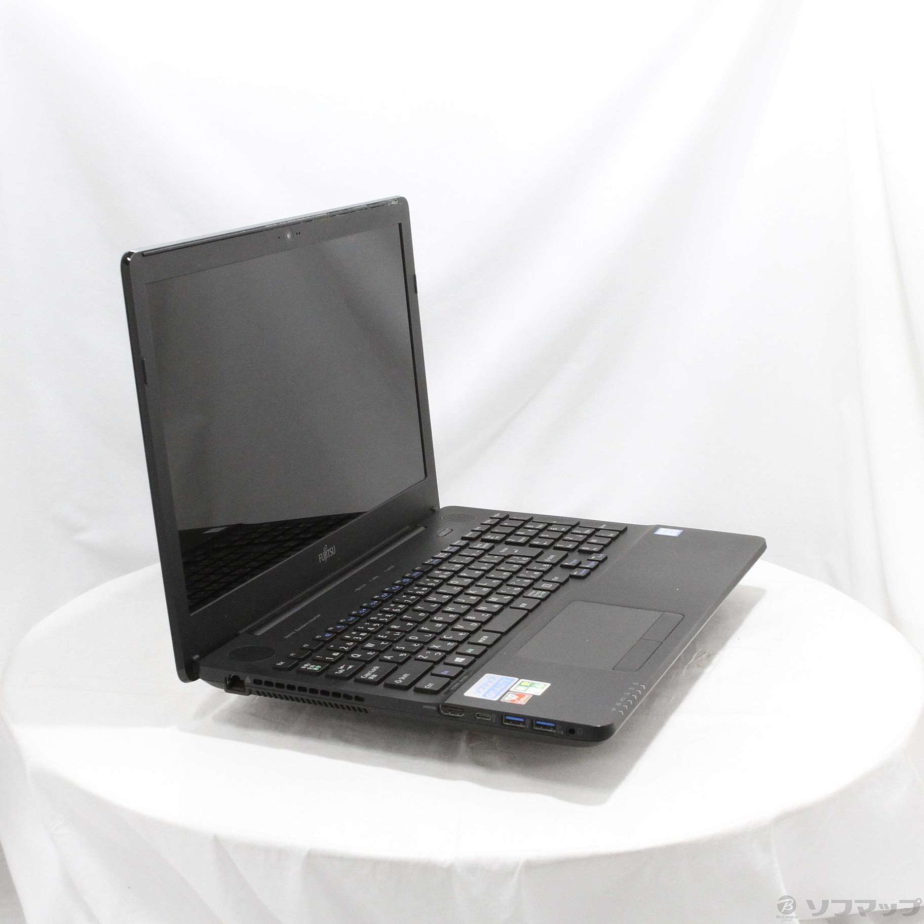 中古】格安安心パソコン LIFEBOOK AH45／B2 FMVA45B2B シャイニーブラック 〔Windows 10〕 ［Core-i3-7100U  (2.4GHz)／4GB／HDD1TB／15.6インチワイド］ [2133053694211] - リコレ！|ビックカメラグループ  ソフマップの中古通販サイト