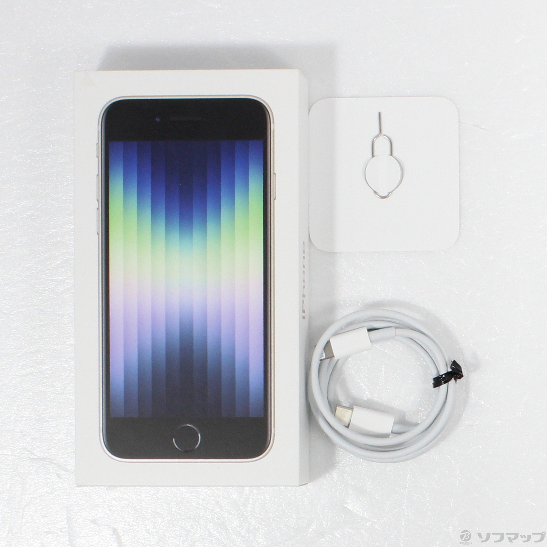 中古】iPhone SE 第3世代 128GB スターライト MMYG3J／A SIMフリー [2133053701124] -  リコレ！|ビックカメラグループ ソフマップの中古通販サイト