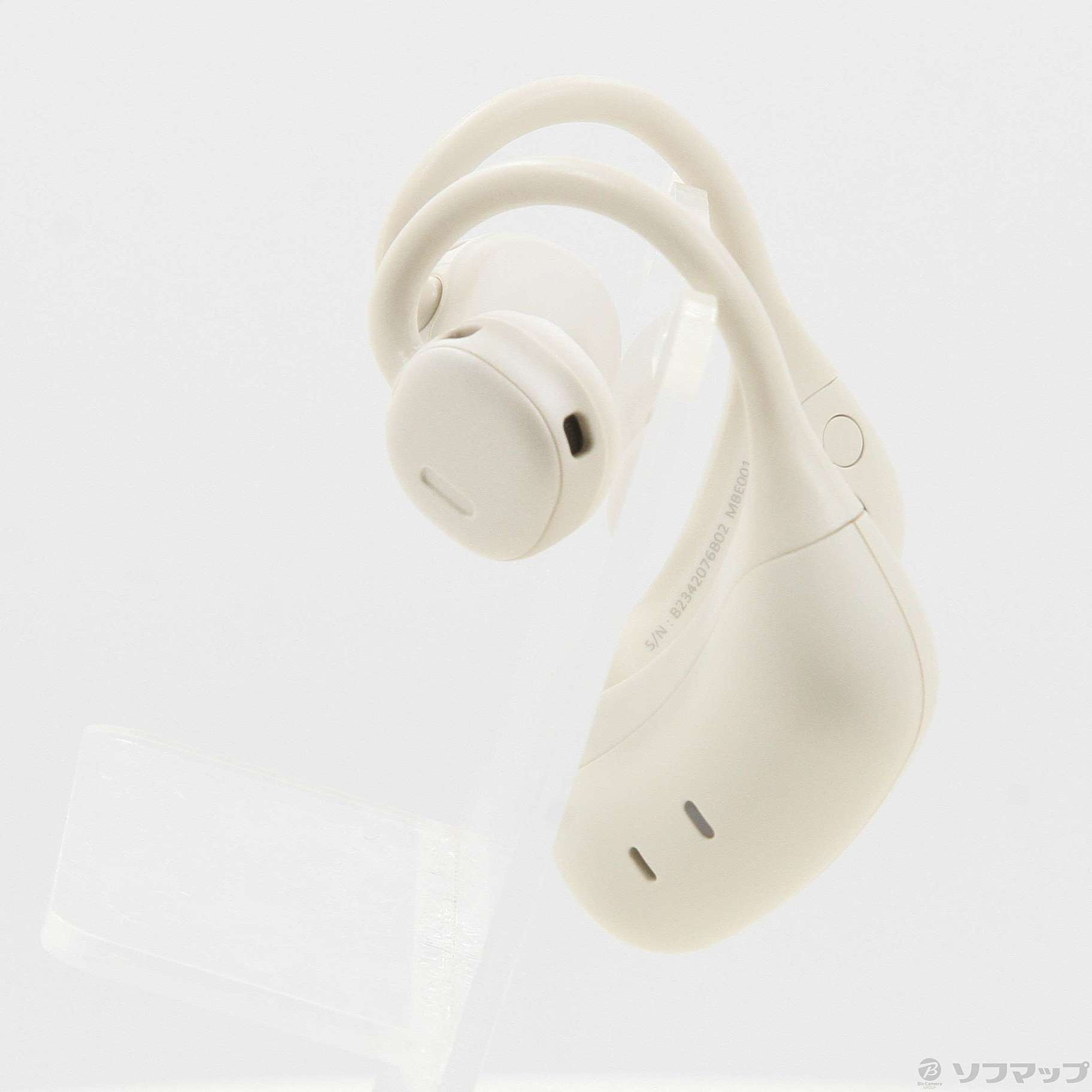 中古】フルワイヤレスイヤホン nwm(ヌーム) ホワイトベージュ
