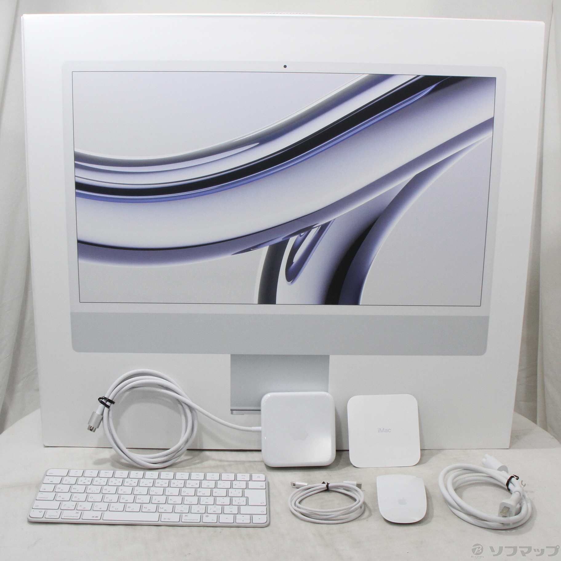 中古品〕 iMac 24-inch Late 2023 MQR93J／A Apple M3 8コアCPU_8コア