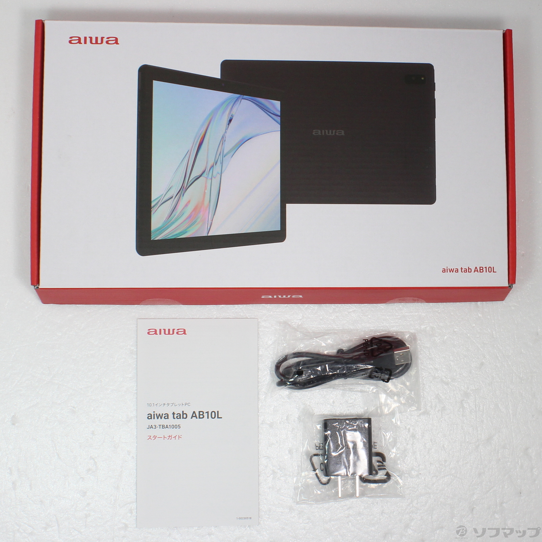 中古】aiwa tab AB10L 32GB ミッドナイト JA3-TBA1005 SIMフリー