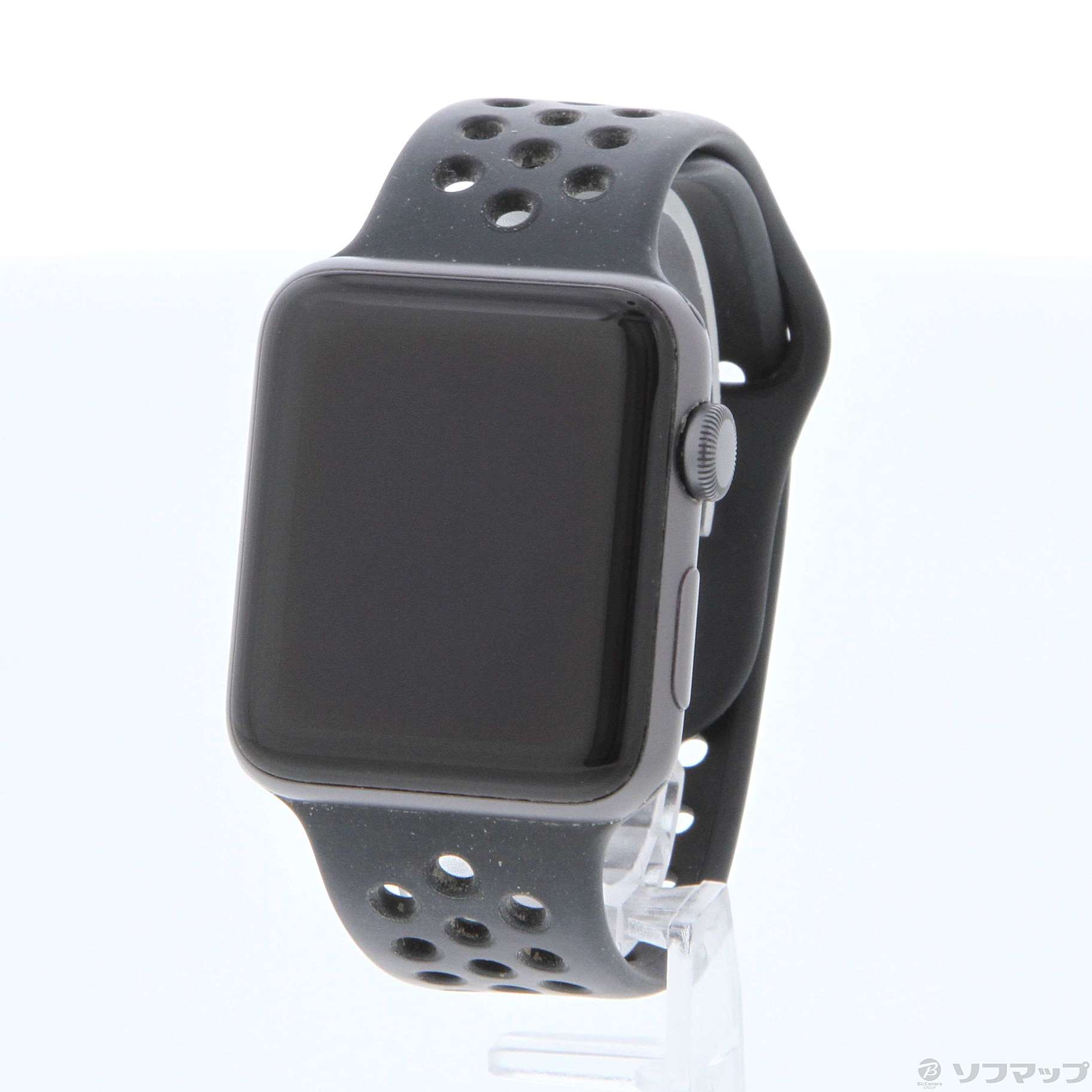 Apple Watch Series 3 Nike+ GPS 42mm スペースグレイアルミニウムケース アンスラサイト／ブラックNikeスポーツバンド